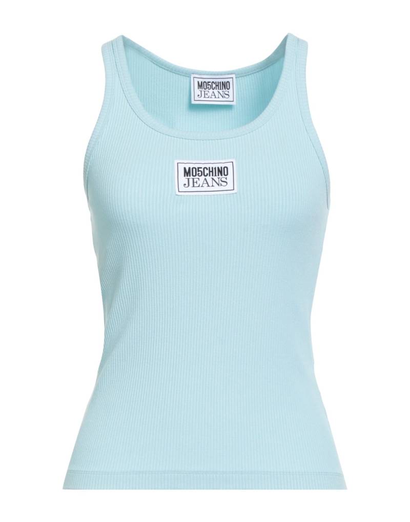 MOSCHINO JEANS Tank Top Damen Himmelblau von MOSCHINO JEANS