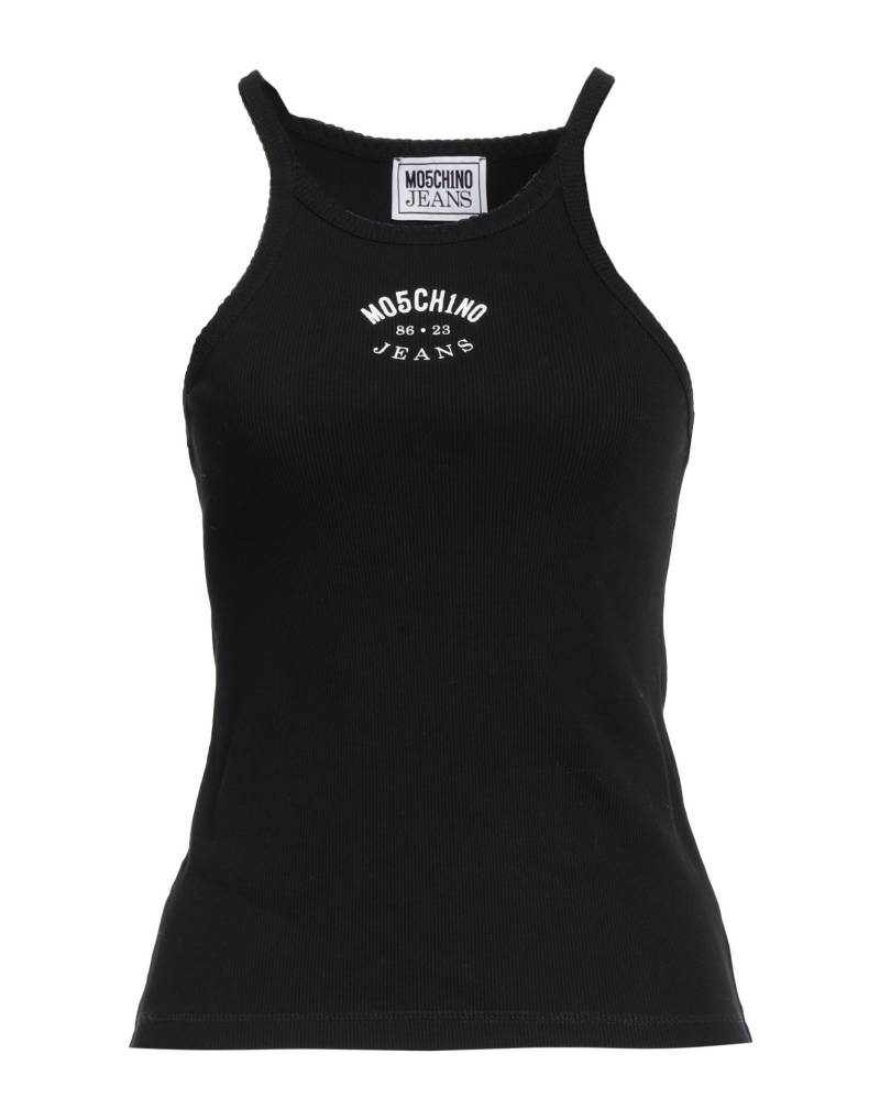 MOSCHINO JEANS Tank Top Damen Schwarz MOSCHINO JEANS Tank Top Damen Schwarz von MOSCHINO JEANS