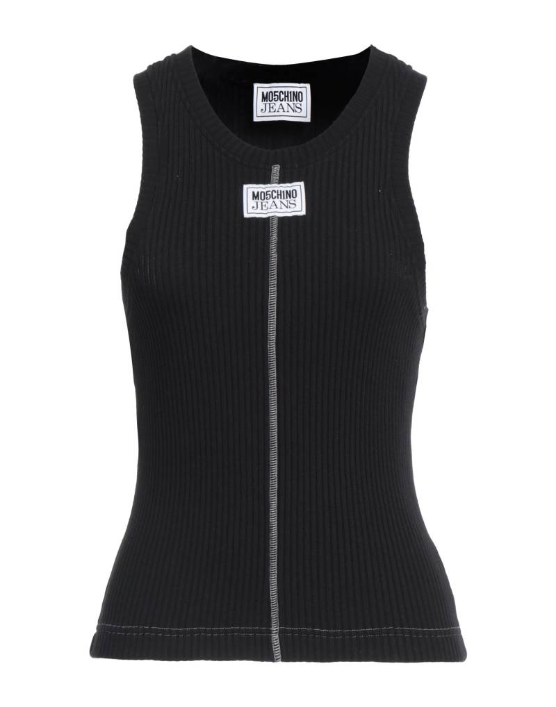 MOSCHINO JEANS Tank Top Damen Schwarz von MOSCHINO JEANS