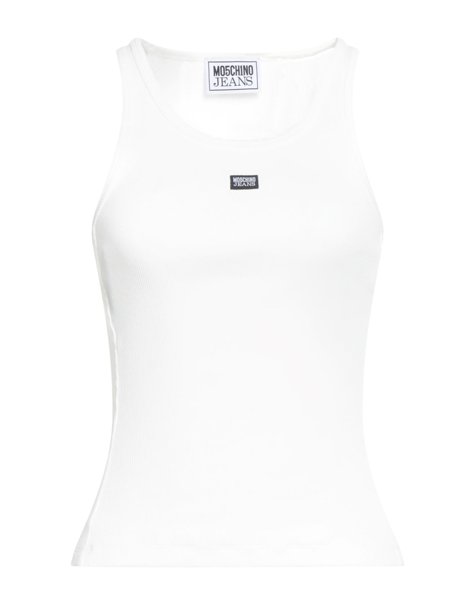 MOSCHINO JEANS Tank Top Damen Weiß MOSCHINO JEANS Tank Top Damen Weiß von MOSCHINO JEANS