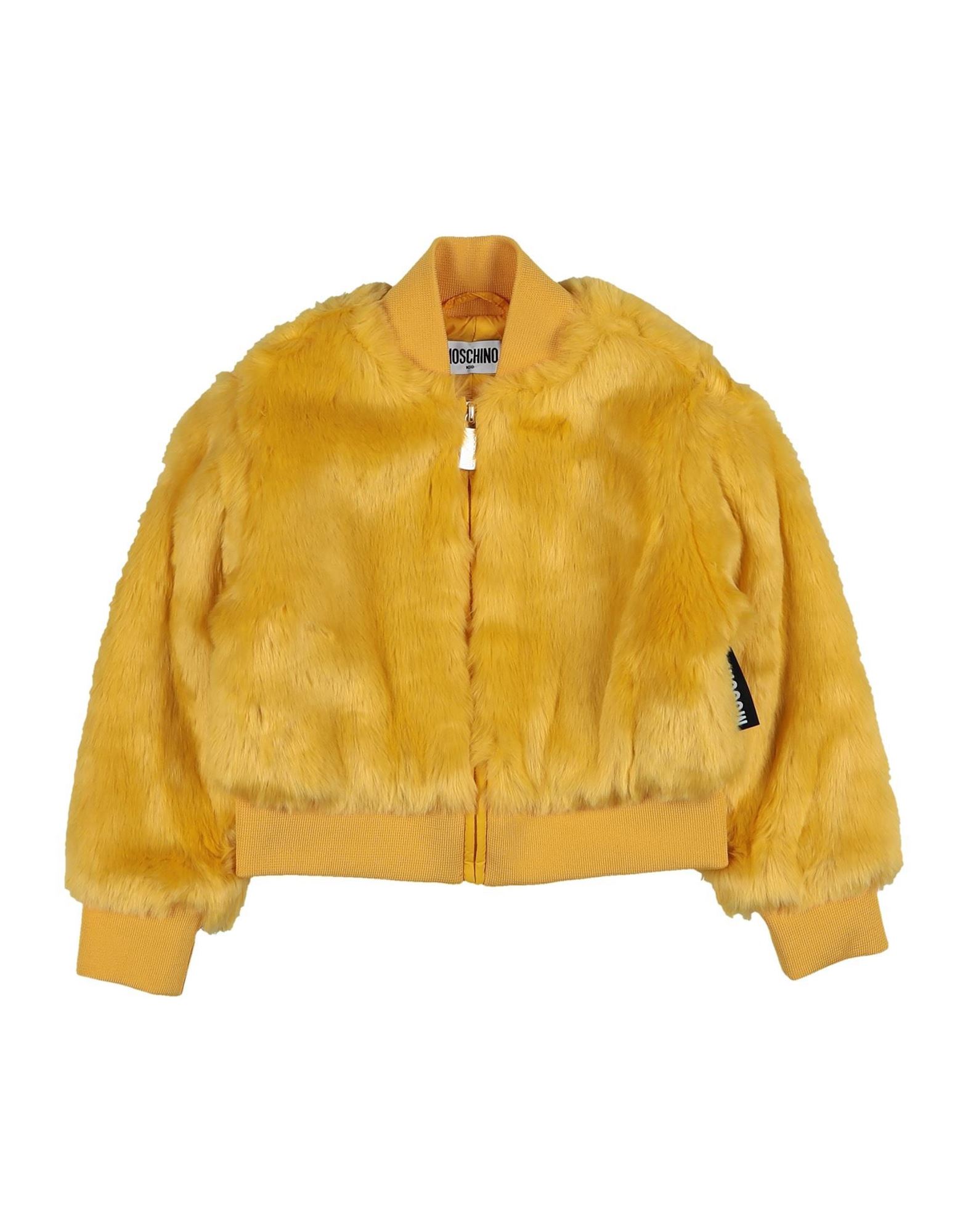 MOSCHINO KID Shearling- & Kunstfell Kinder Gelb von MOSCHINO KID