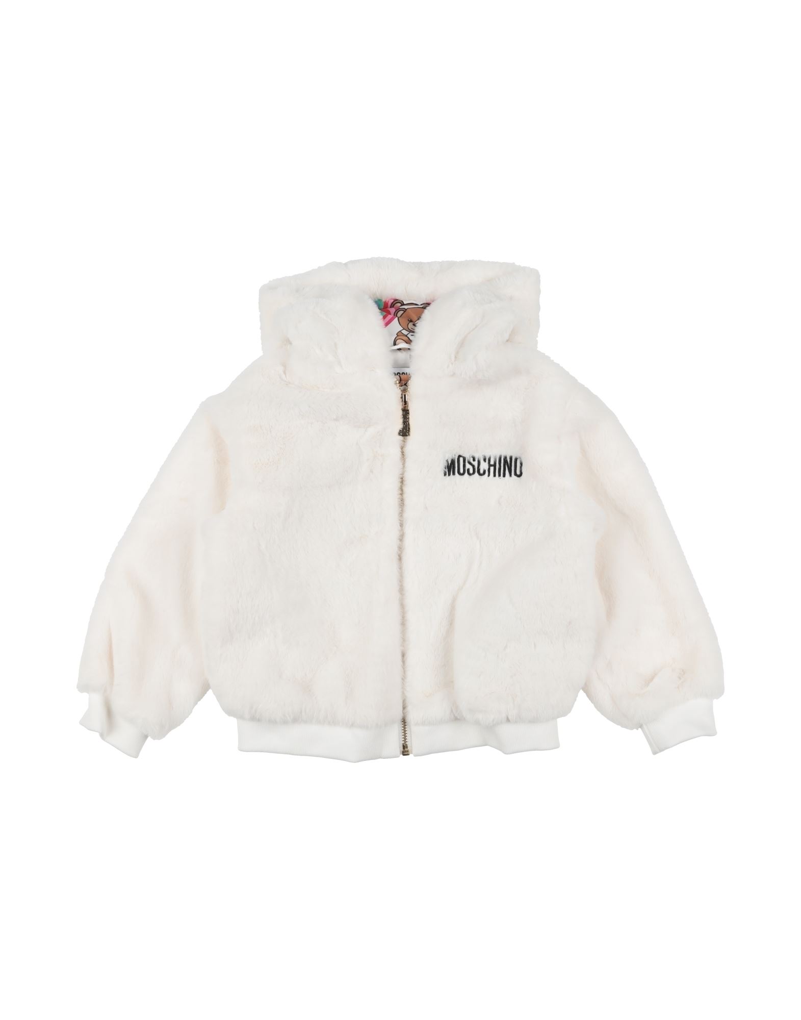 MOSCHINO KID Shearling- & Kunstfell Kinder Off white von MOSCHINO KID