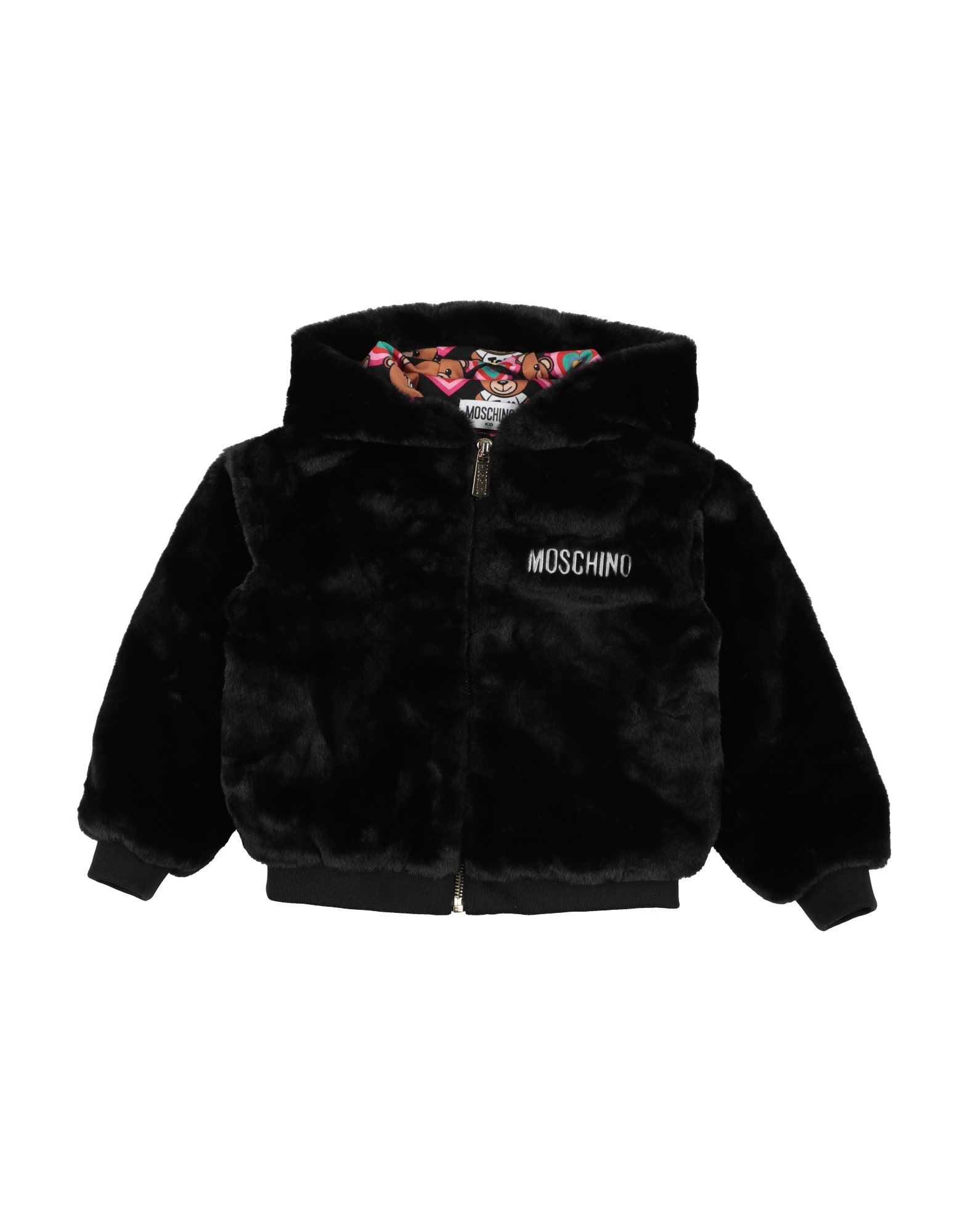 MOSCHINO KID Shearling- & Kunstfell Kinder Schwarz von MOSCHINO KID