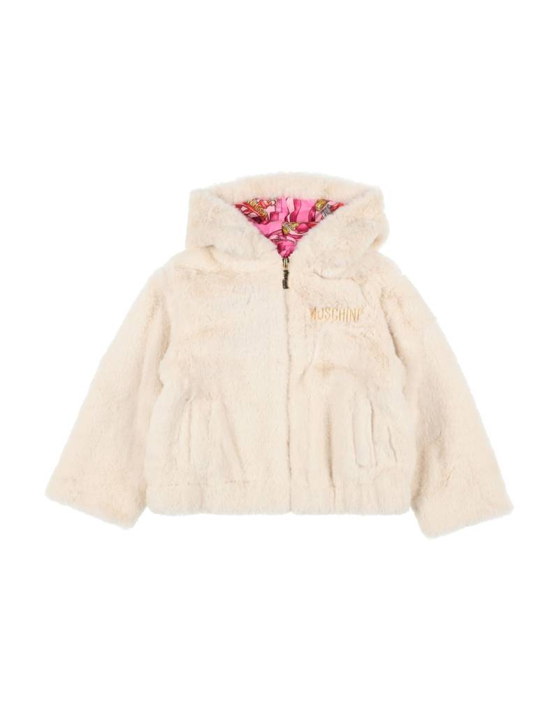 MOSCHINO KID Shearling- & Kunstfell Kinder Off white von MOSCHINO KID