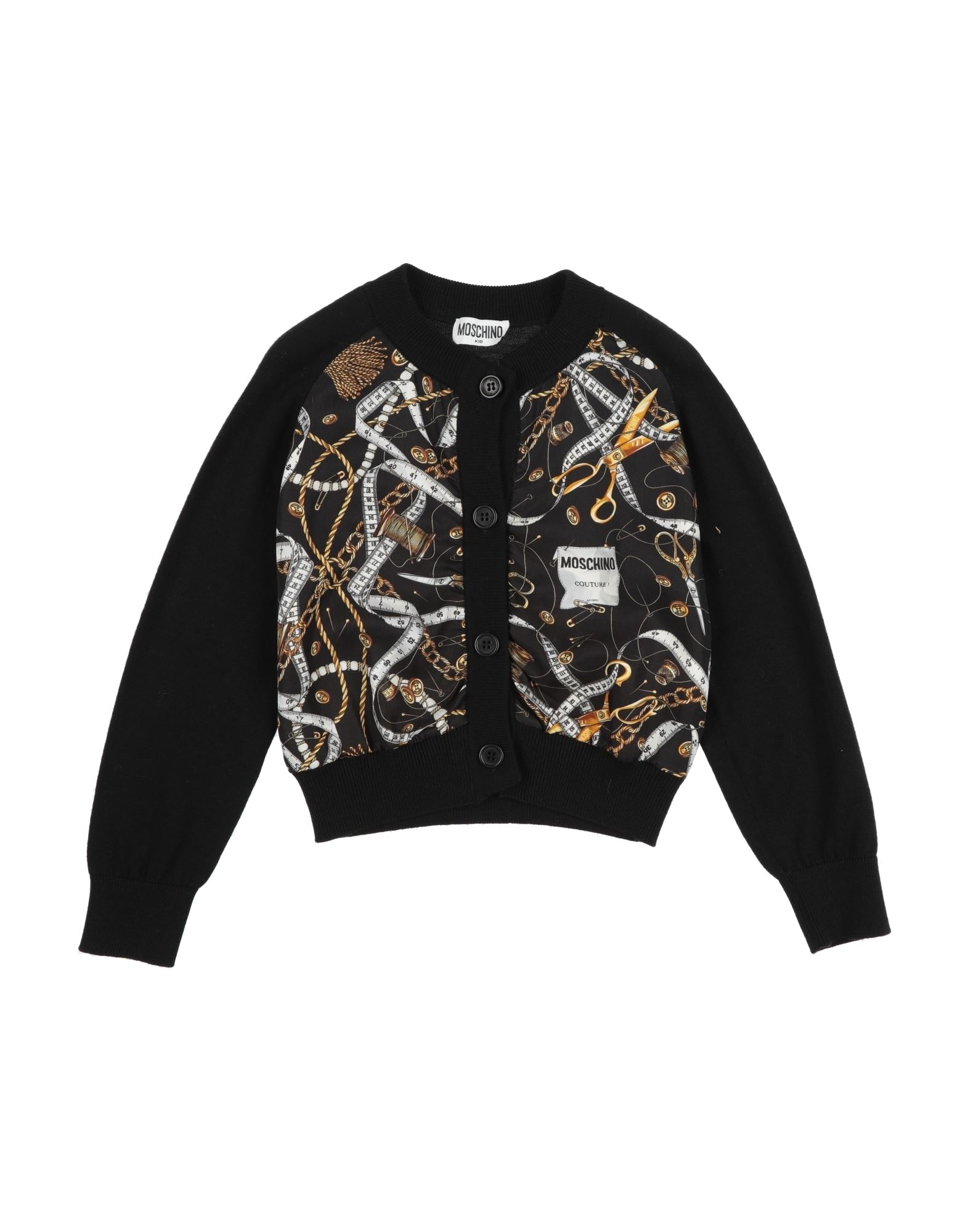 MOSCHINO KID Strickjacke Kinder Schwarz MOSCHINO KID Strickjacke Kinder Schwarz von MOSCHINO KID