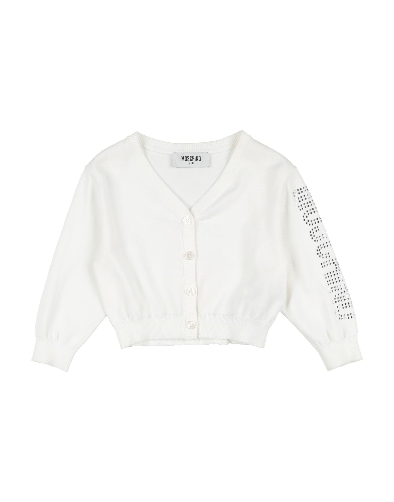 MOSCHINO KID Strickjacke Kinder Weiß MOSCHINO KID Strickjacke Kinder Weiß von MOSCHINO KID