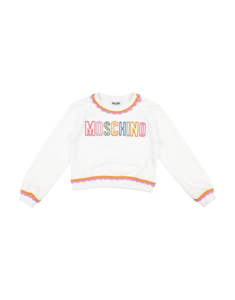 MOSCHINO KID Sweatshirt Kinder Weiß von MOSCHINO KID