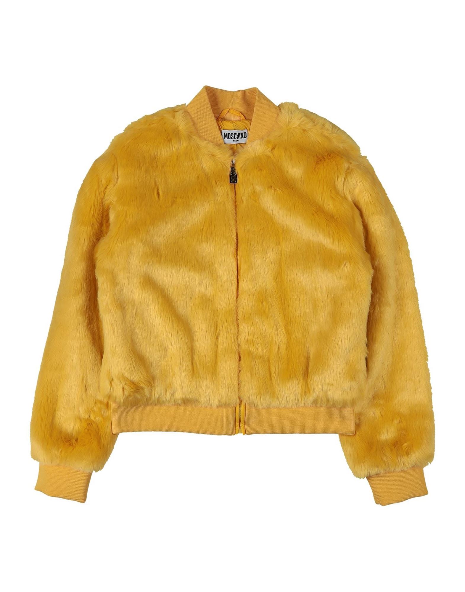 MOSCHINO TEEN Shearling- & Kunstfell Kinder Gelb von MOSCHINO TEEN