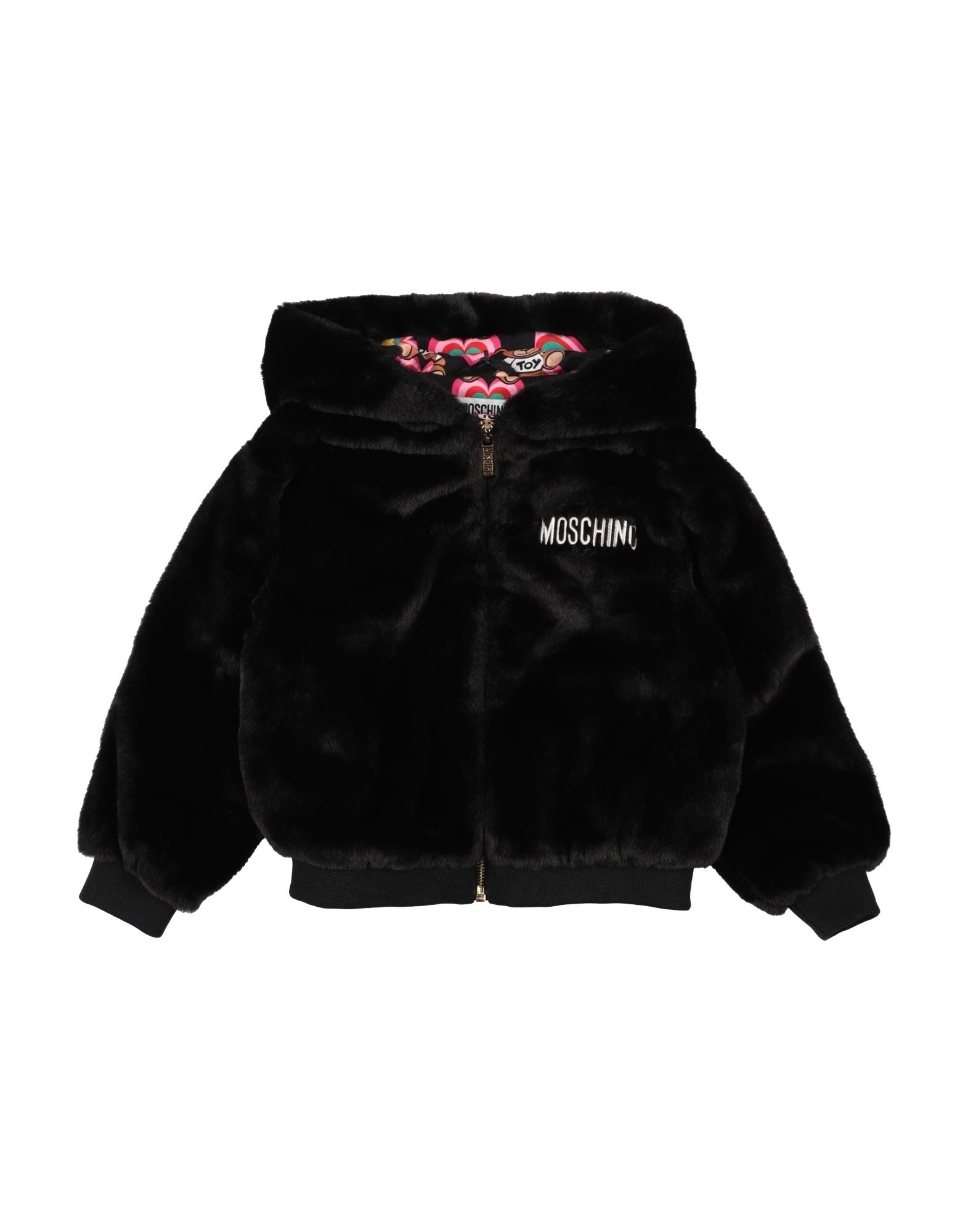 MOSCHINO TEEN Shearling- & Kunstfell Kinder Schwarz von MOSCHINO TEEN