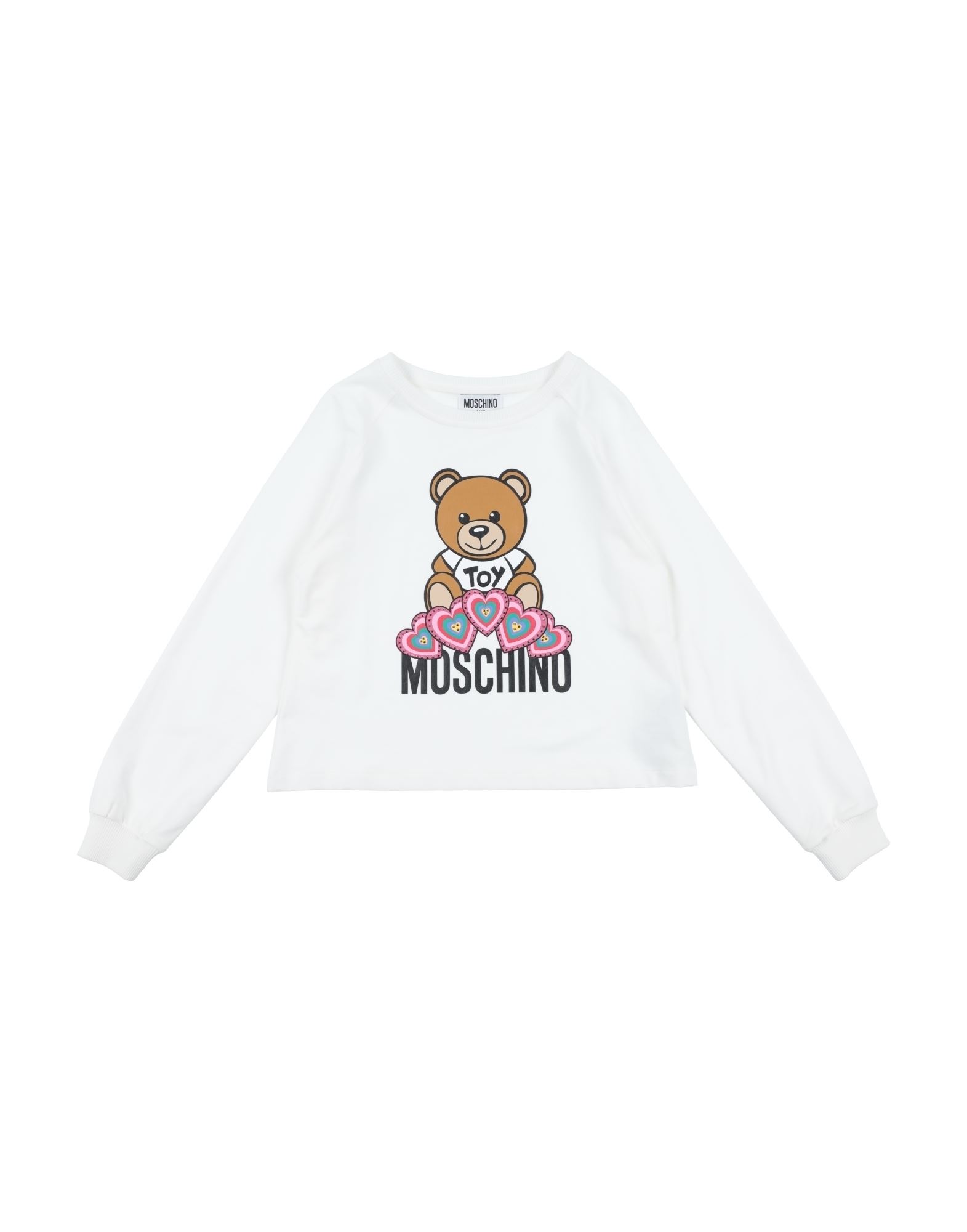 MOSCHINO TEEN Sweatshirt Kinder Elfenbein von MOSCHINO TEEN