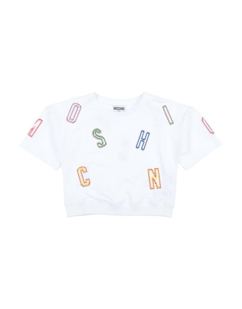 MOSCHINO TEEN Sweatshirt Kinder Weiß von MOSCHINO TEEN