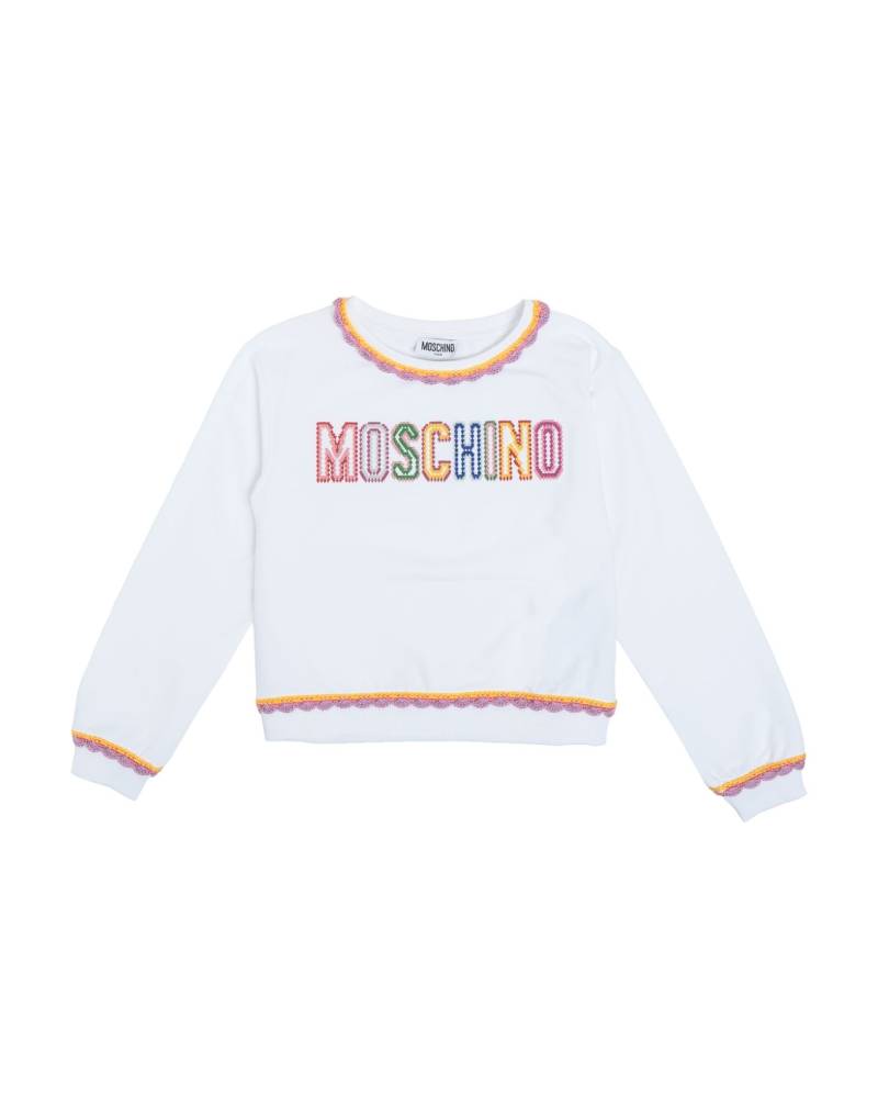 MOSCHINO TEEN Sweatshirt Kinder Weiß von MOSCHINO TEEN
