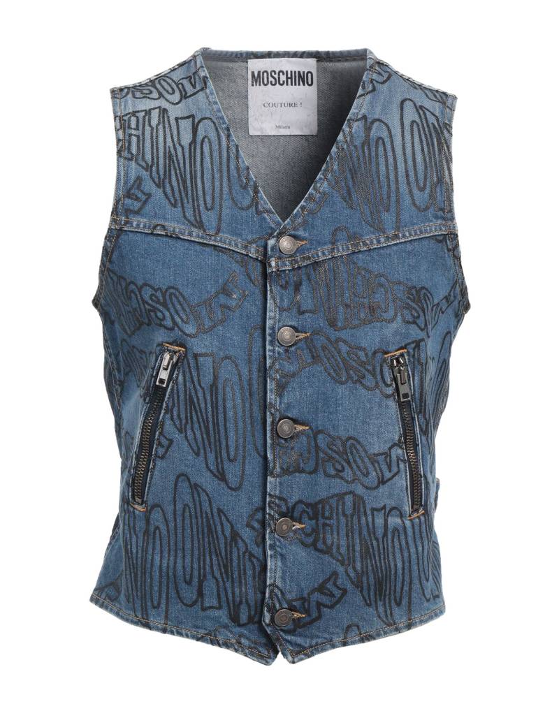 MOSCHINO Couture-weste Herren Blau von MOSCHINO