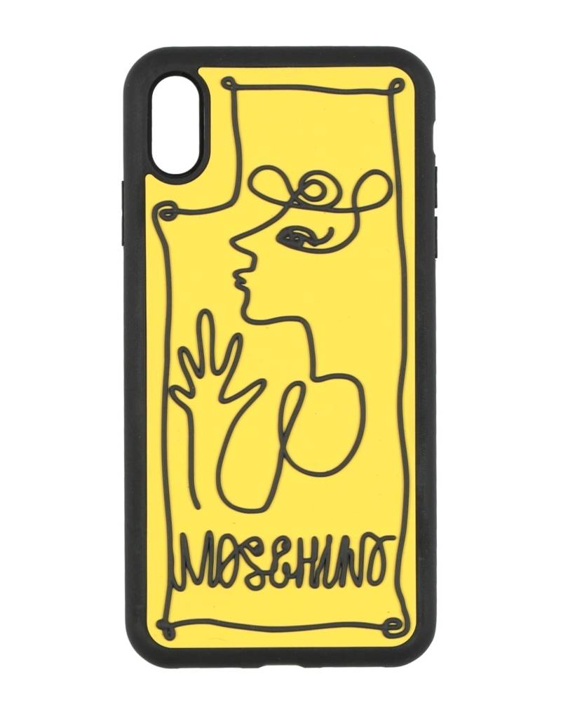 MOSCHINO Cover & Hüllen Herren Gelb von MOSCHINO