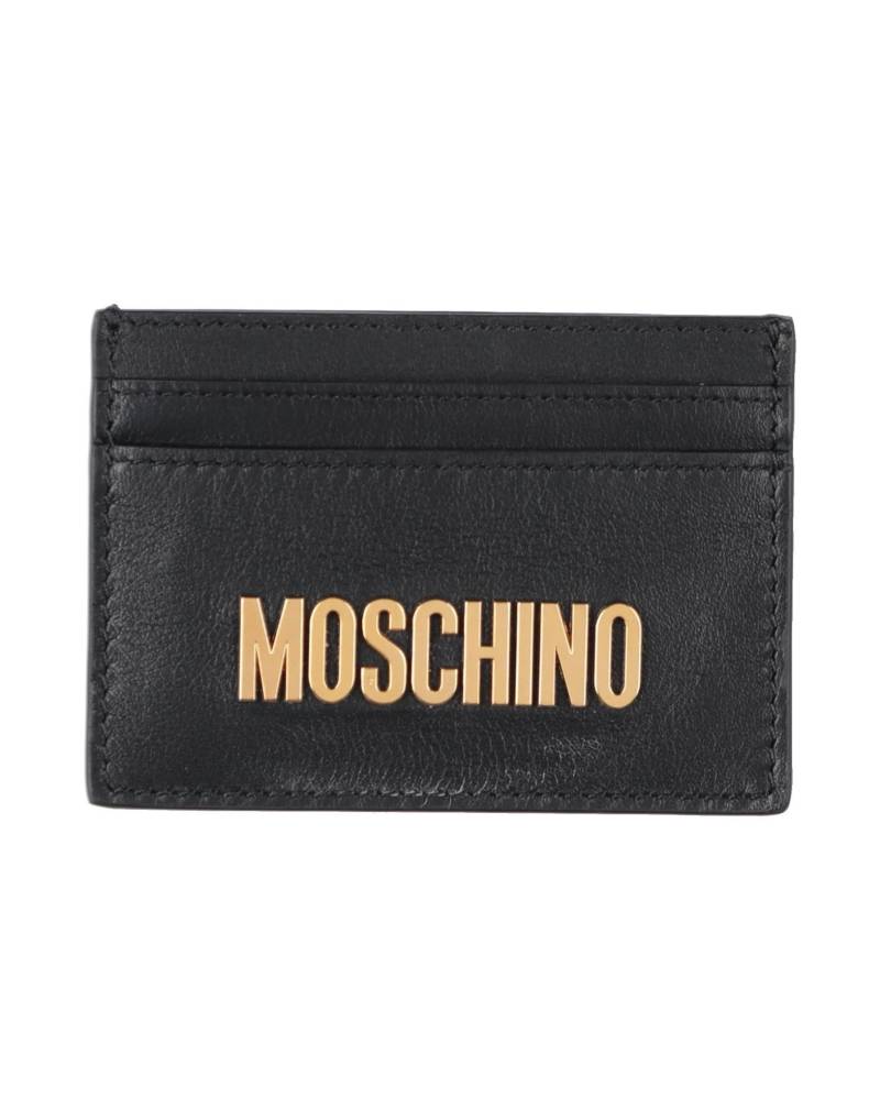 MOSCHINO Dokumentenetui Herren Schwarz von MOSCHINO