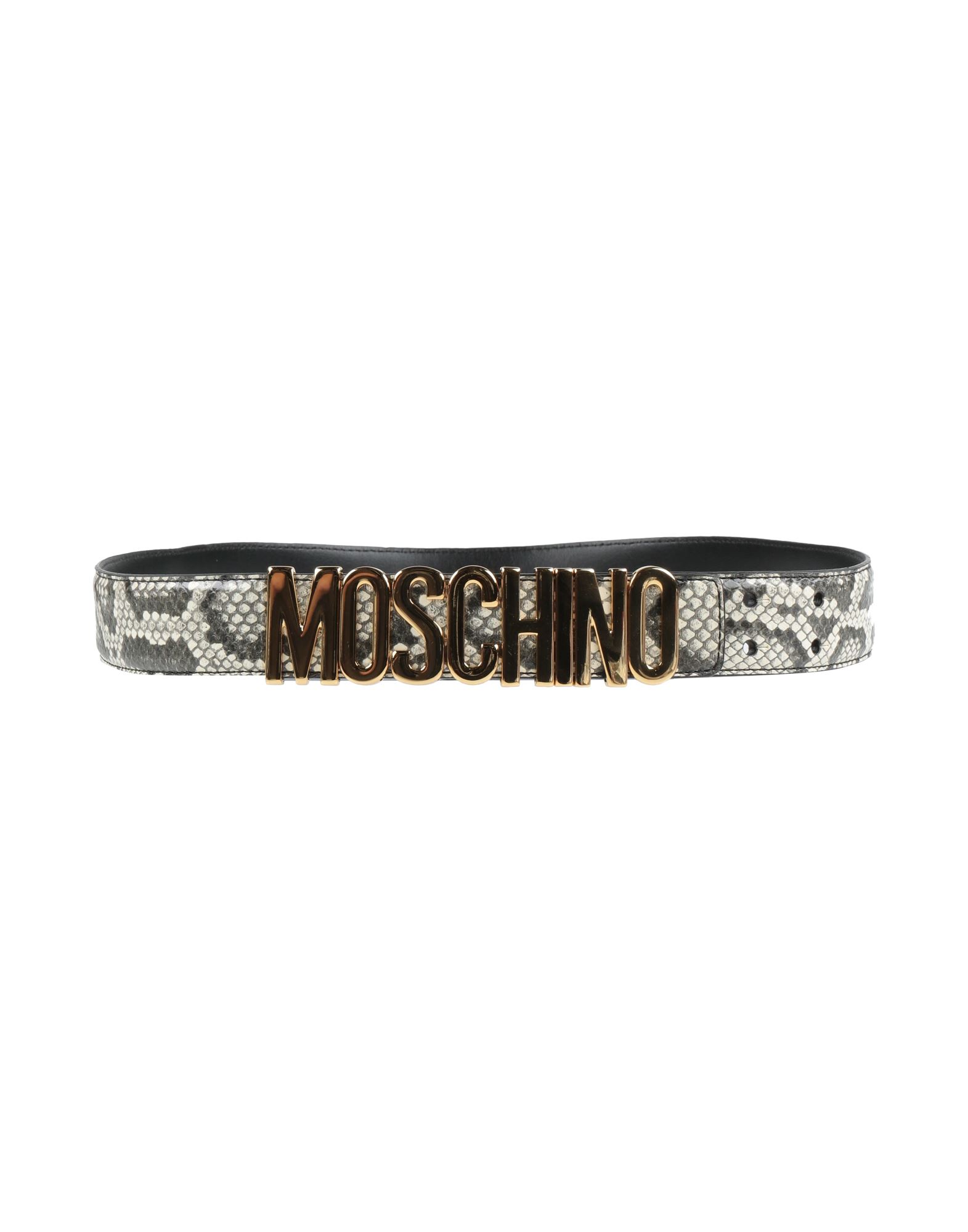 MOSCHINO Gürtel Damen Grau von MOSCHINO