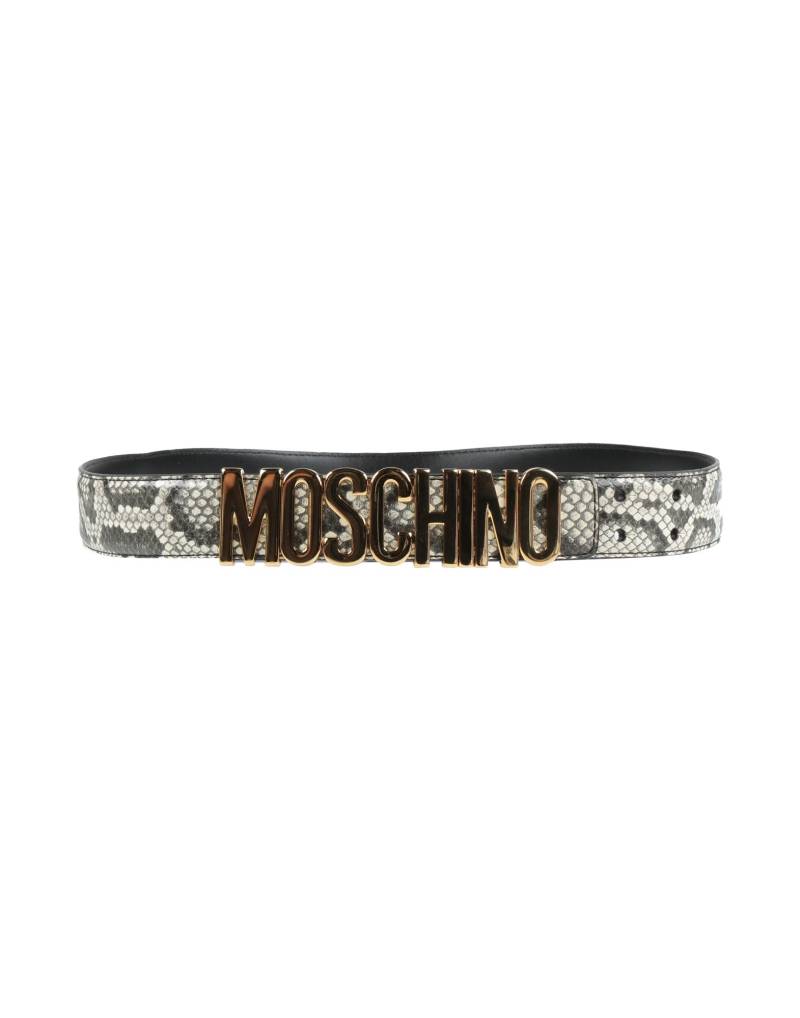 MOSCHINO Gürtel Damen Grau von MOSCHINO
