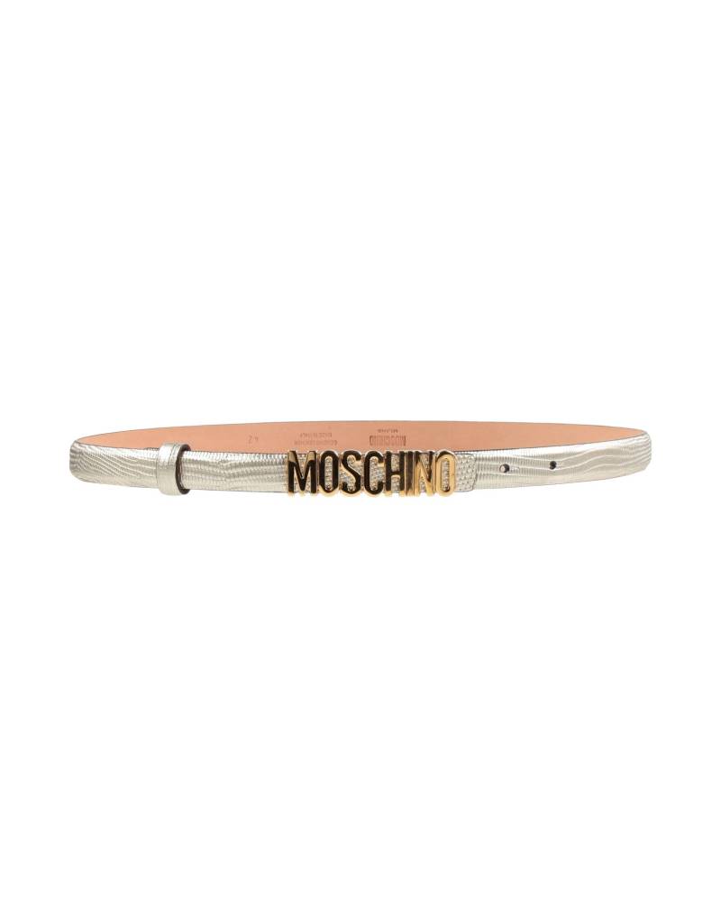 MOSCHINO Gürtel Damen Platin von MOSCHINO