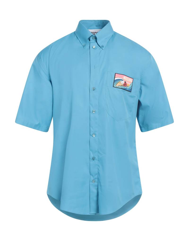 MOSCHINO Hemd Herren Azurblau von MOSCHINO