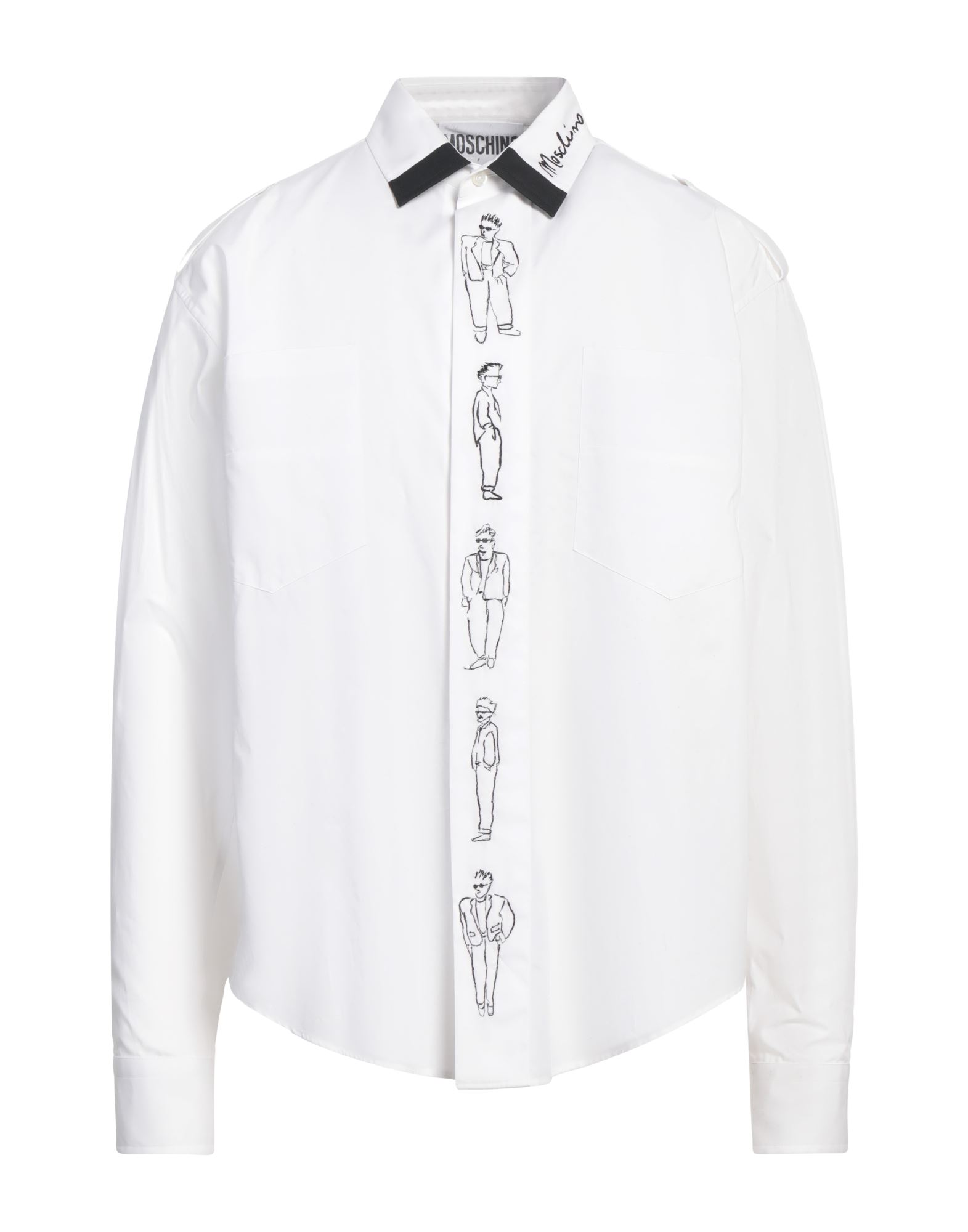 MOSCHINO Hemd Herren Weiß MOSCHINO Hemd Herren Weiß von MOSCHINO