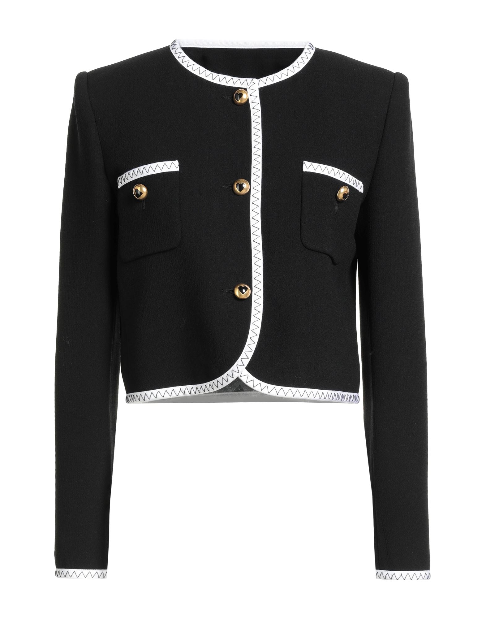 MOSCHINO Jacke & Anorak Damen Schwarz MOSCHINO Jacke & Anorak Damen Schwarz von MOSCHINO