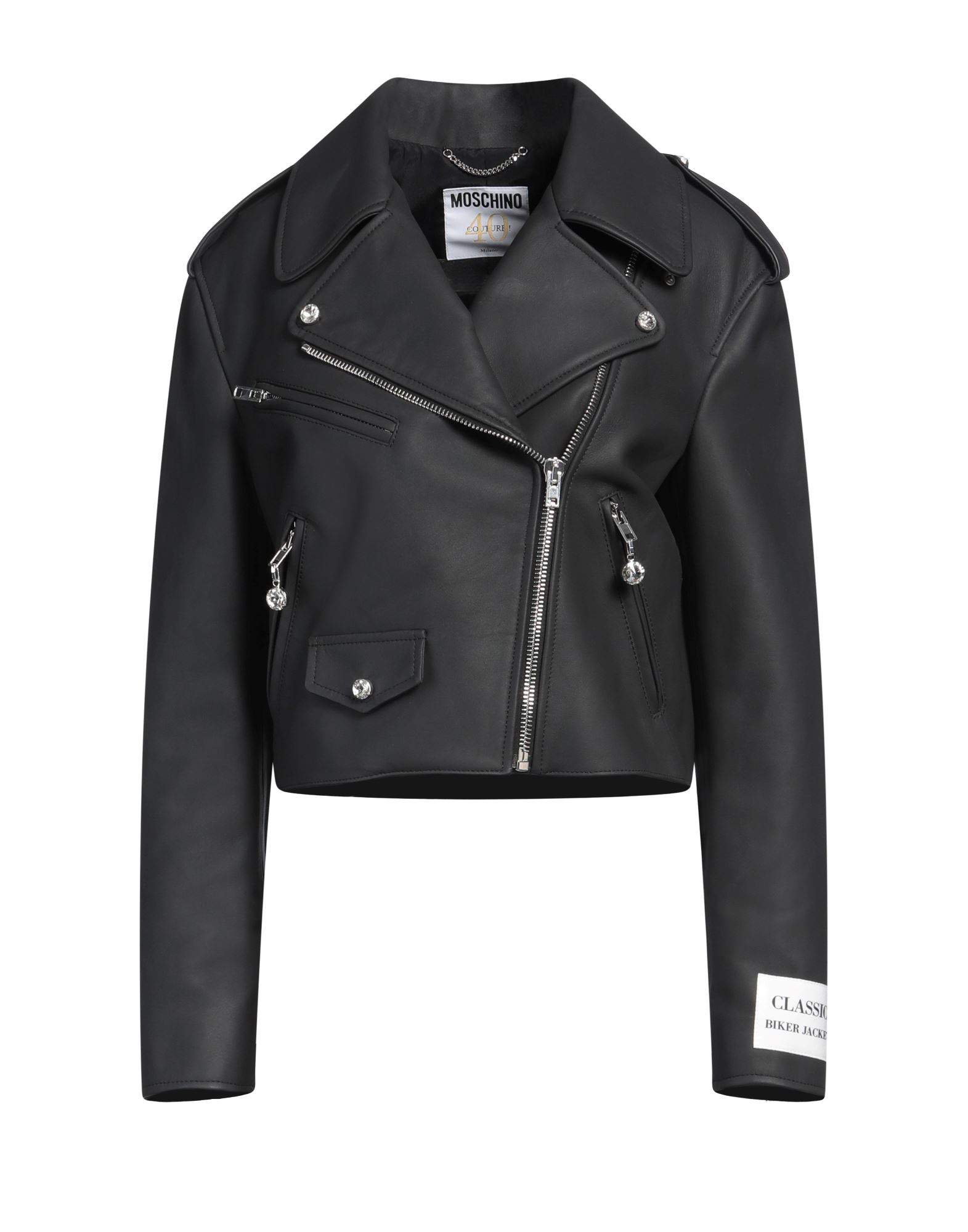 MOSCHINO Jacke & Anorak Damen Schwarz MOSCHINO Jacke & Anorak Damen Schwarz von MOSCHINO