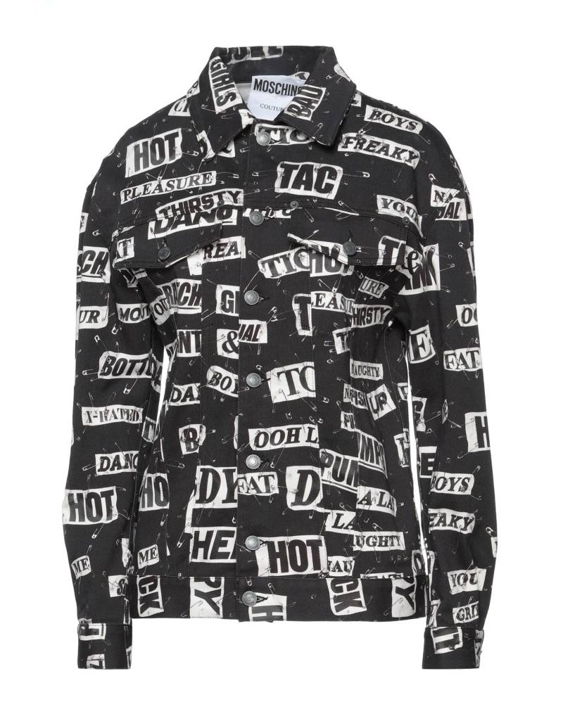 MOSCHINO Jeanshemd Damen Schwarz von MOSCHINO