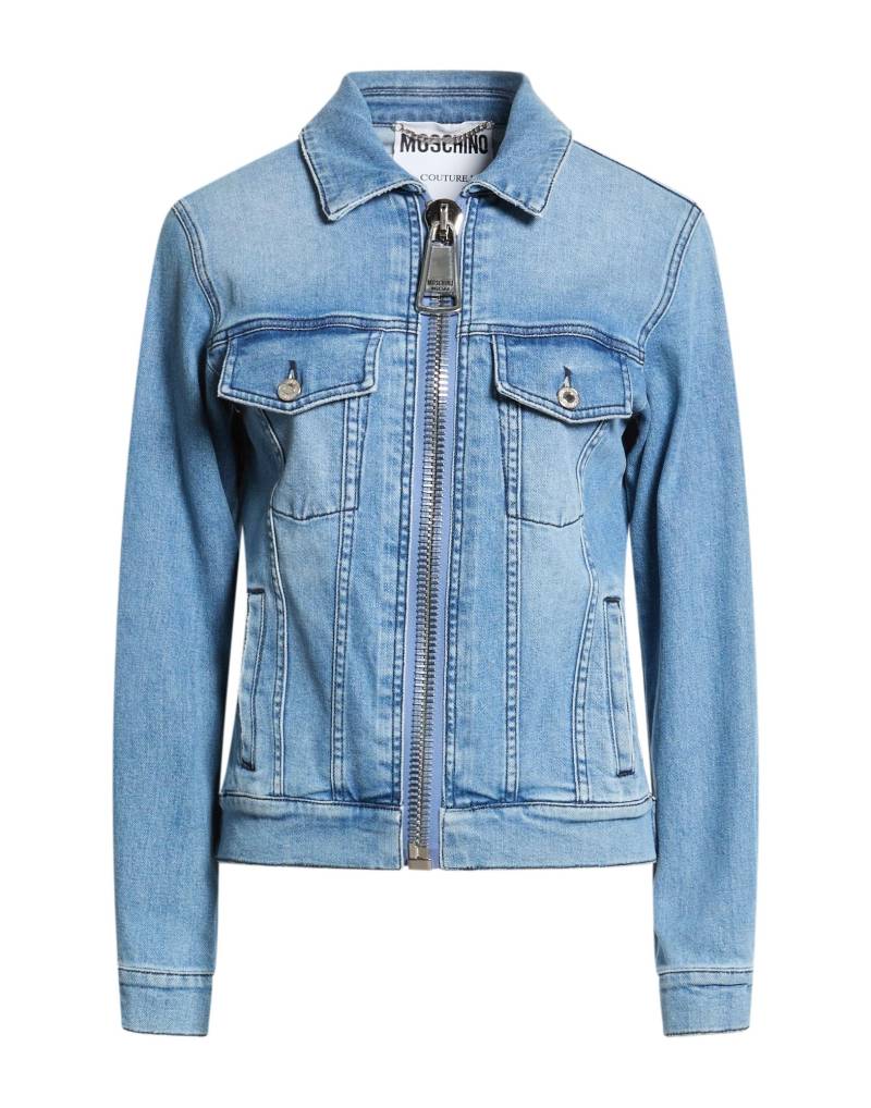 MOSCHINO Jeansjacke/-mantel Damen Blau von MOSCHINO
