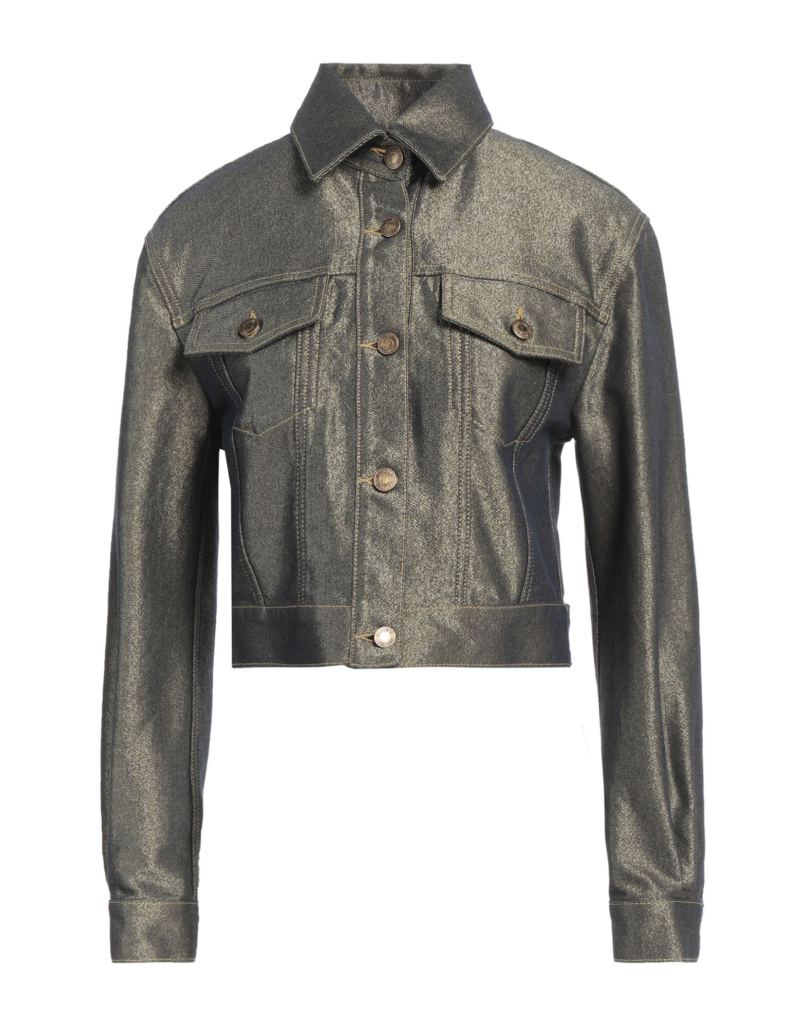 MOSCHINO Jeansjacke/-mantel Damen Grau von MOSCHINO