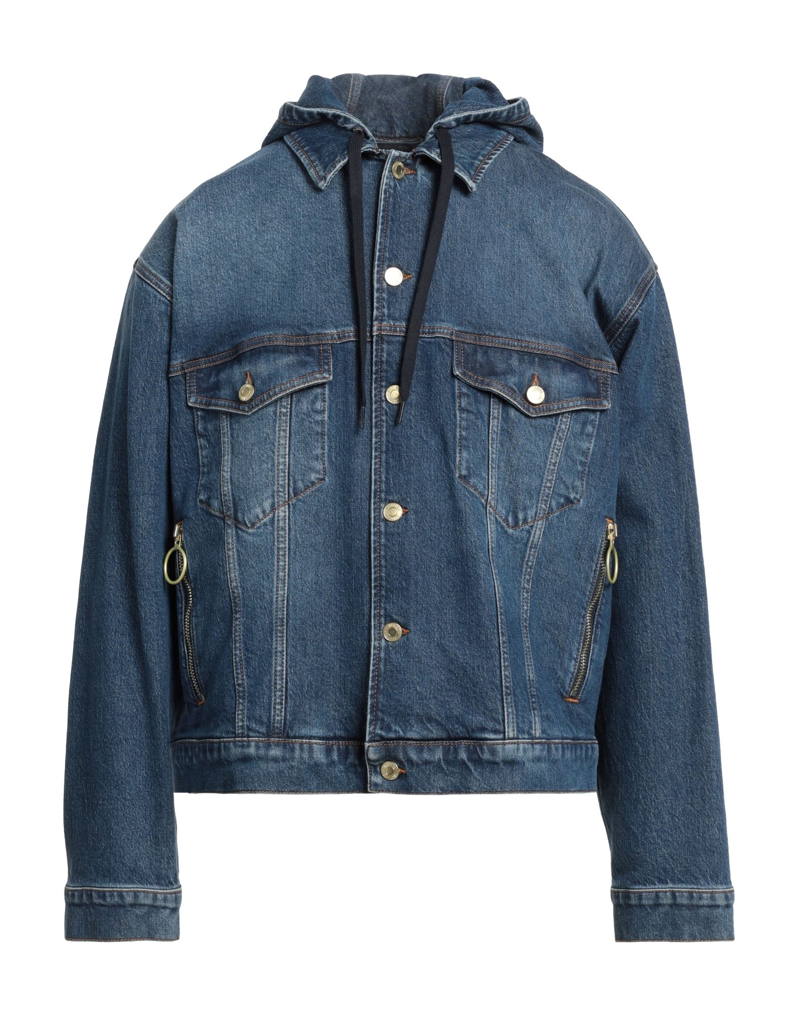 MOSCHINO Jeansjacke/-mantel Herren Blau von MOSCHINO
