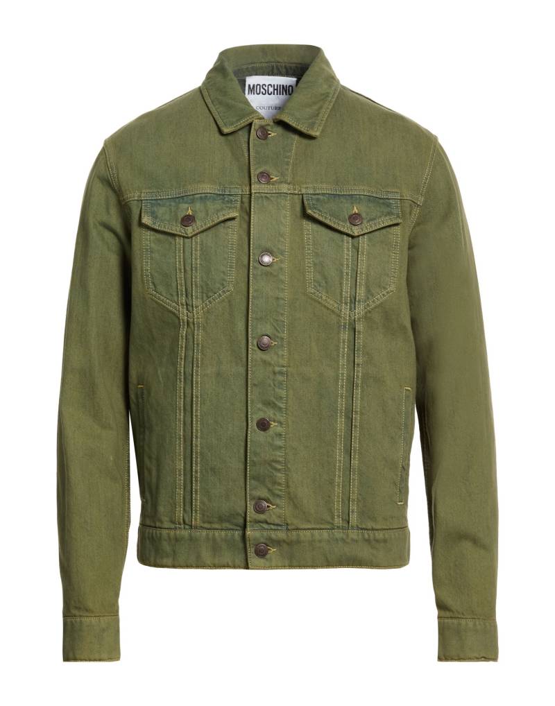 MOSCHINO Jeansjacke/-mantel Herren Militärgrün von MOSCHINO