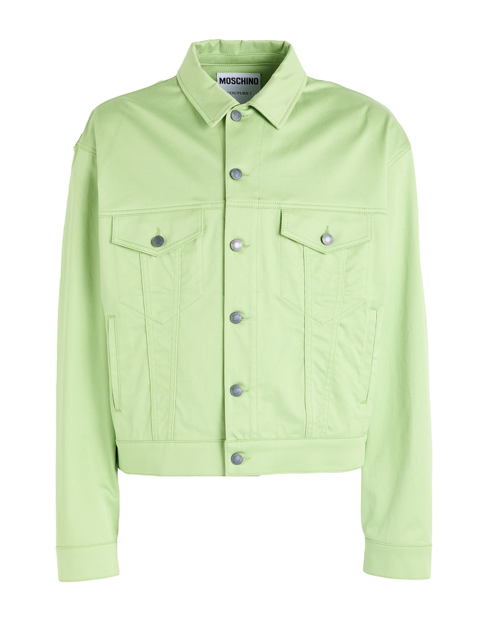 MOSCHINO Jeansjacke/-mantel Herren Säuregrün von MOSCHINO
