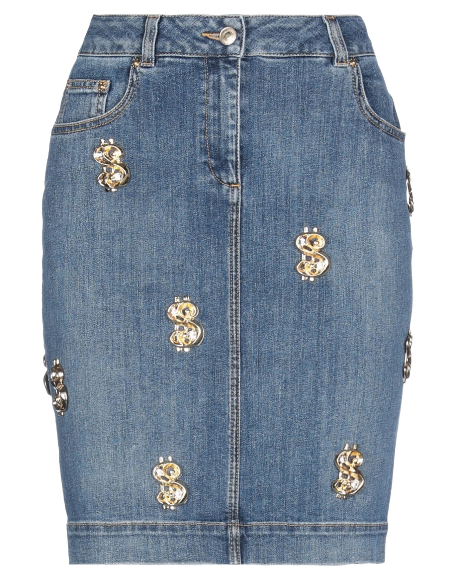 MOSCHINO Jeansrock Damen Blau von MOSCHINO