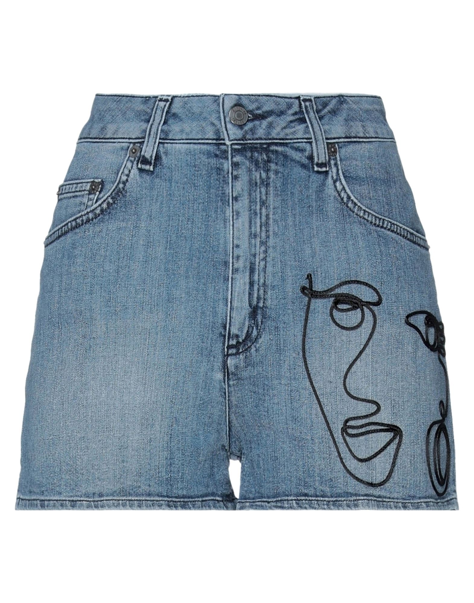 MOSCHINO Jeansshorts Damen Blau von MOSCHINO