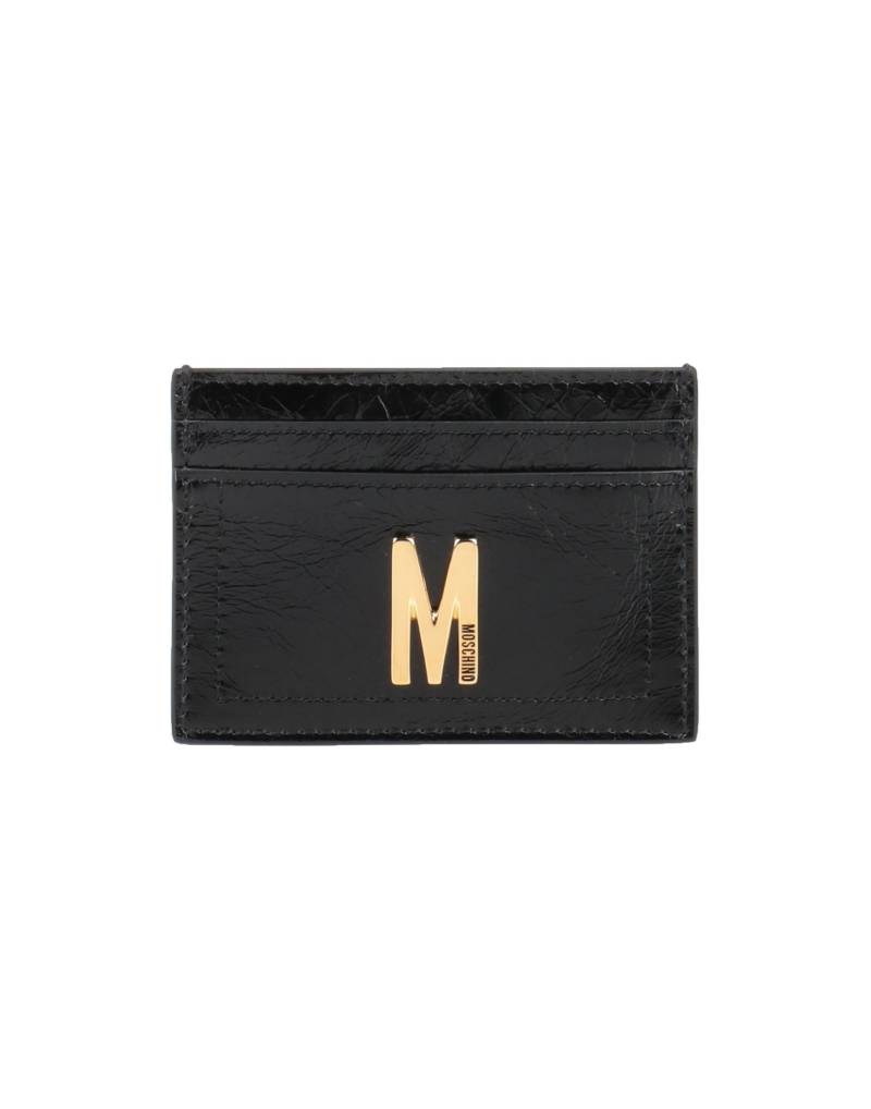 MOSCHINO Kartenetui Damen Schwarz von MOSCHINO