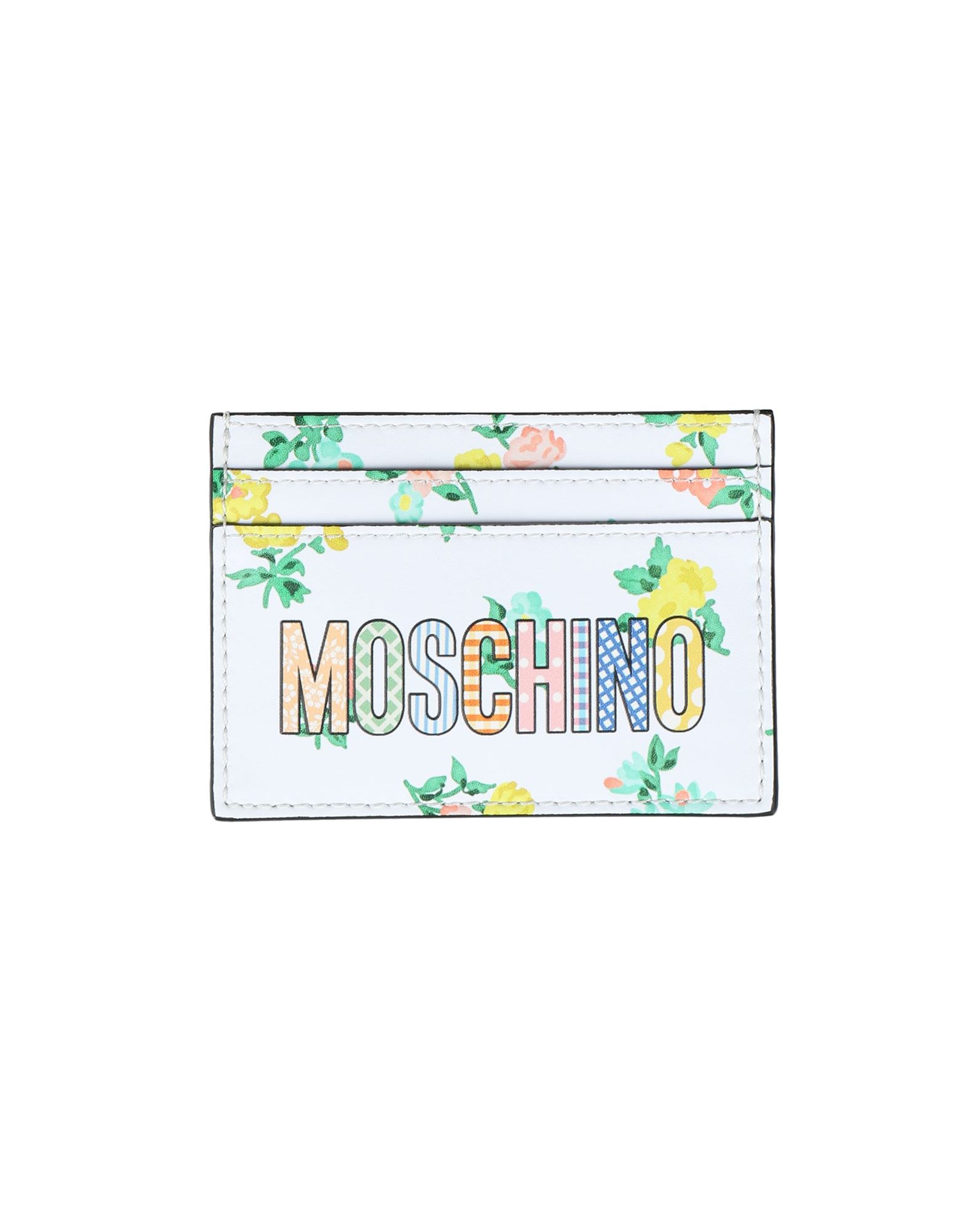 MOSCHINO Kartenetui Damen Weiß von MOSCHINO