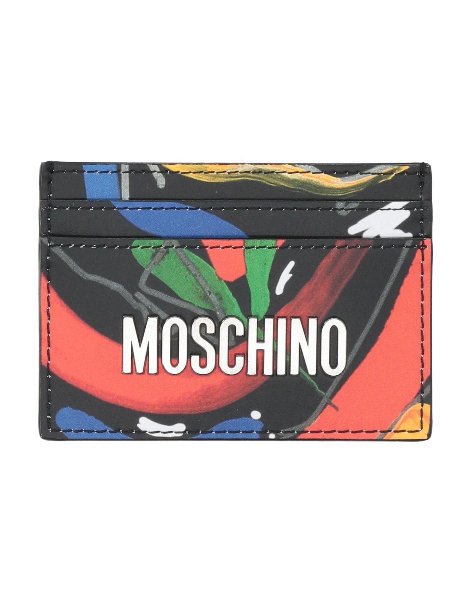 MOSCHINO Kartenetui Herren Schwarz von MOSCHINO