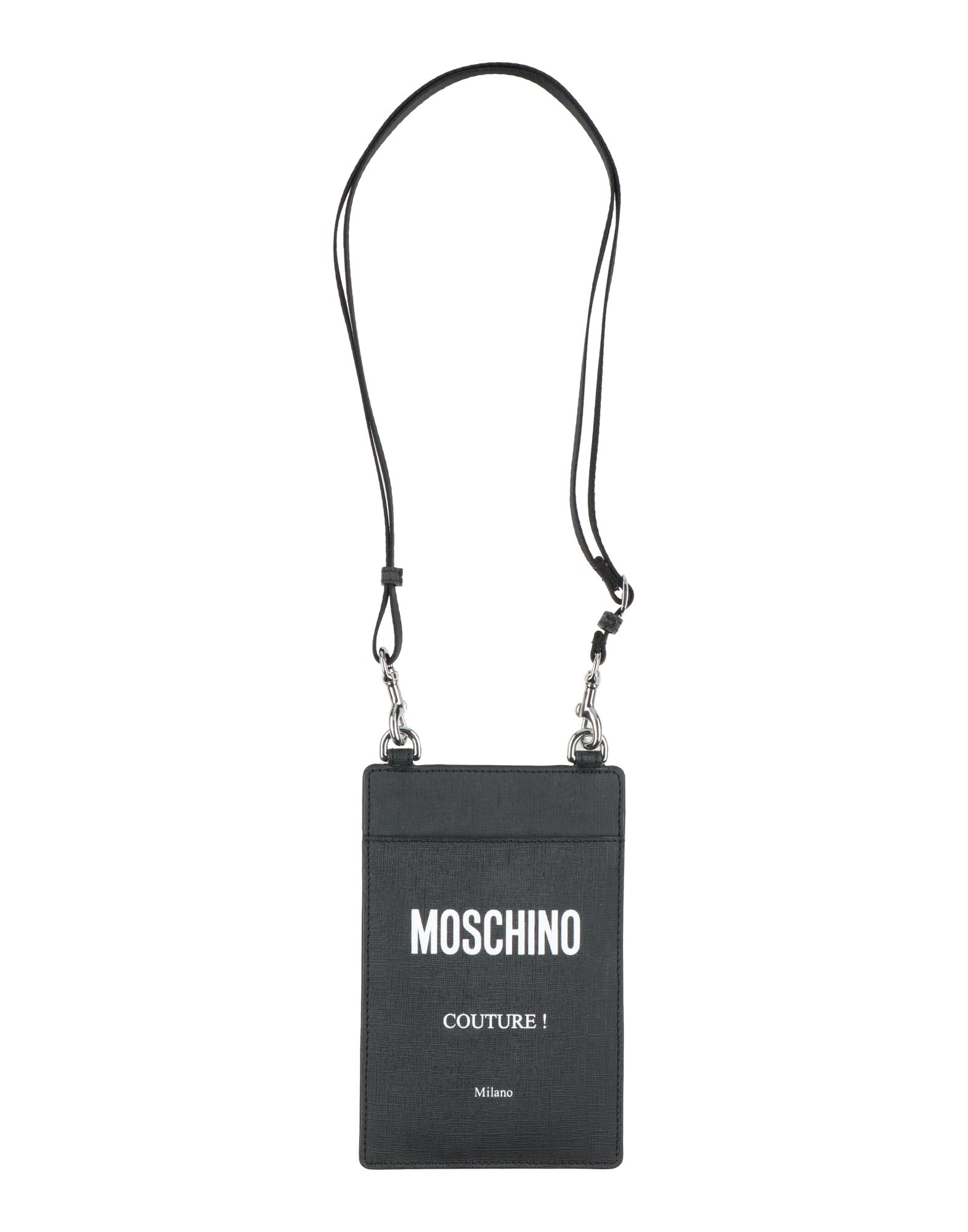 MOSCHINO Kartenetui Herren Schwarz von MOSCHINO