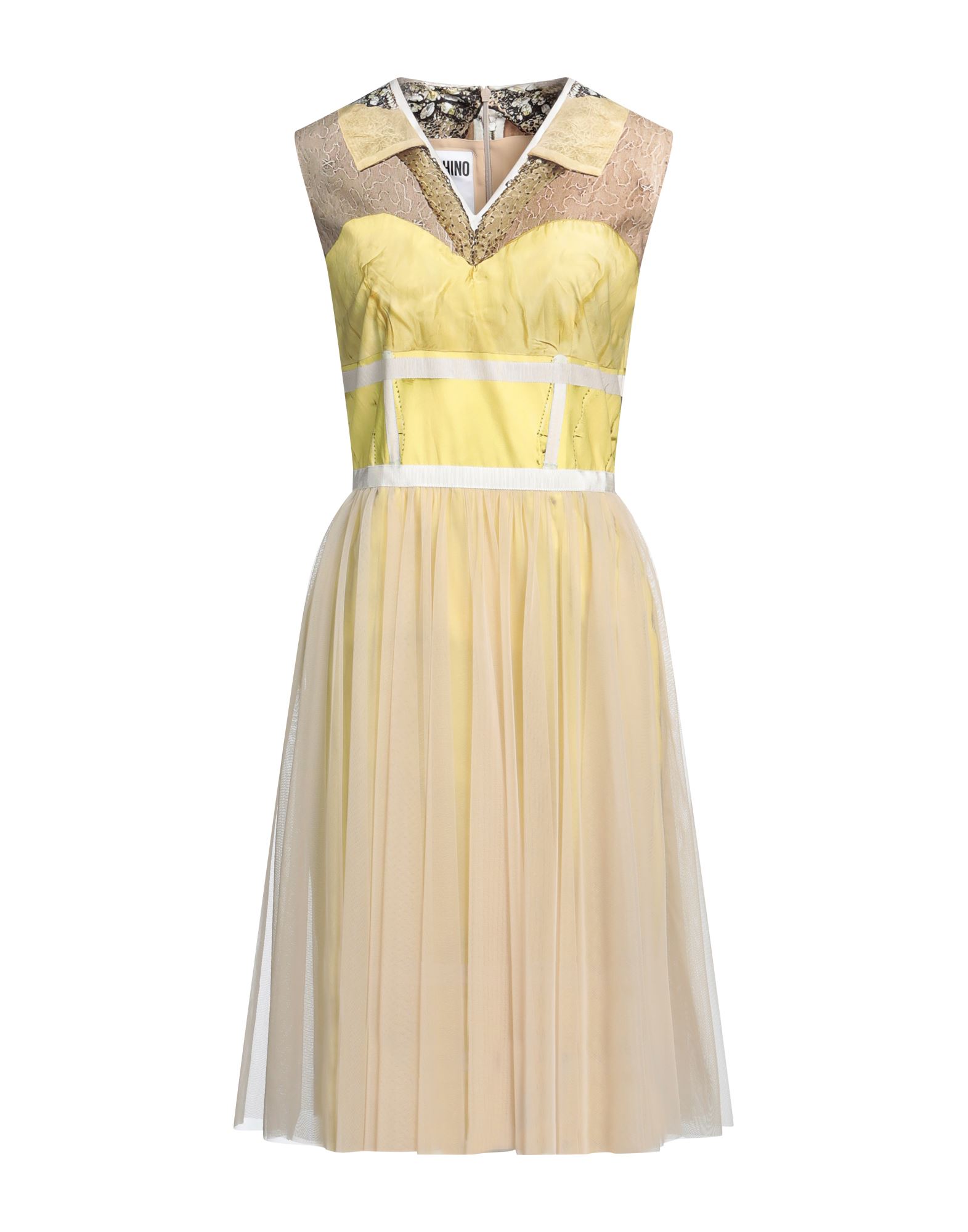 MOSCHINO Midi-kleid Damen Gelb von MOSCHINO