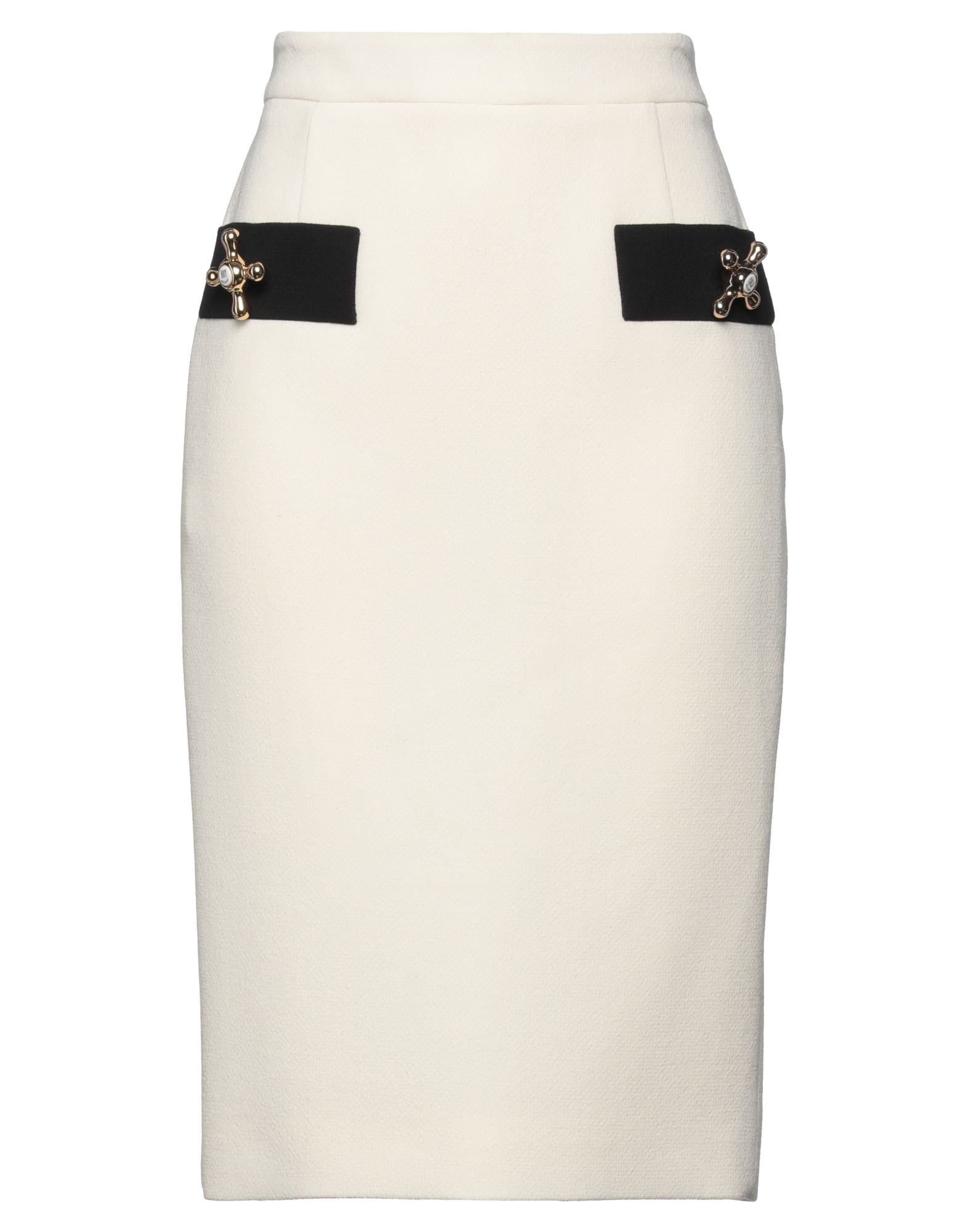MOSCHINO Midi-rock Damen Cremeweiß von MOSCHINO