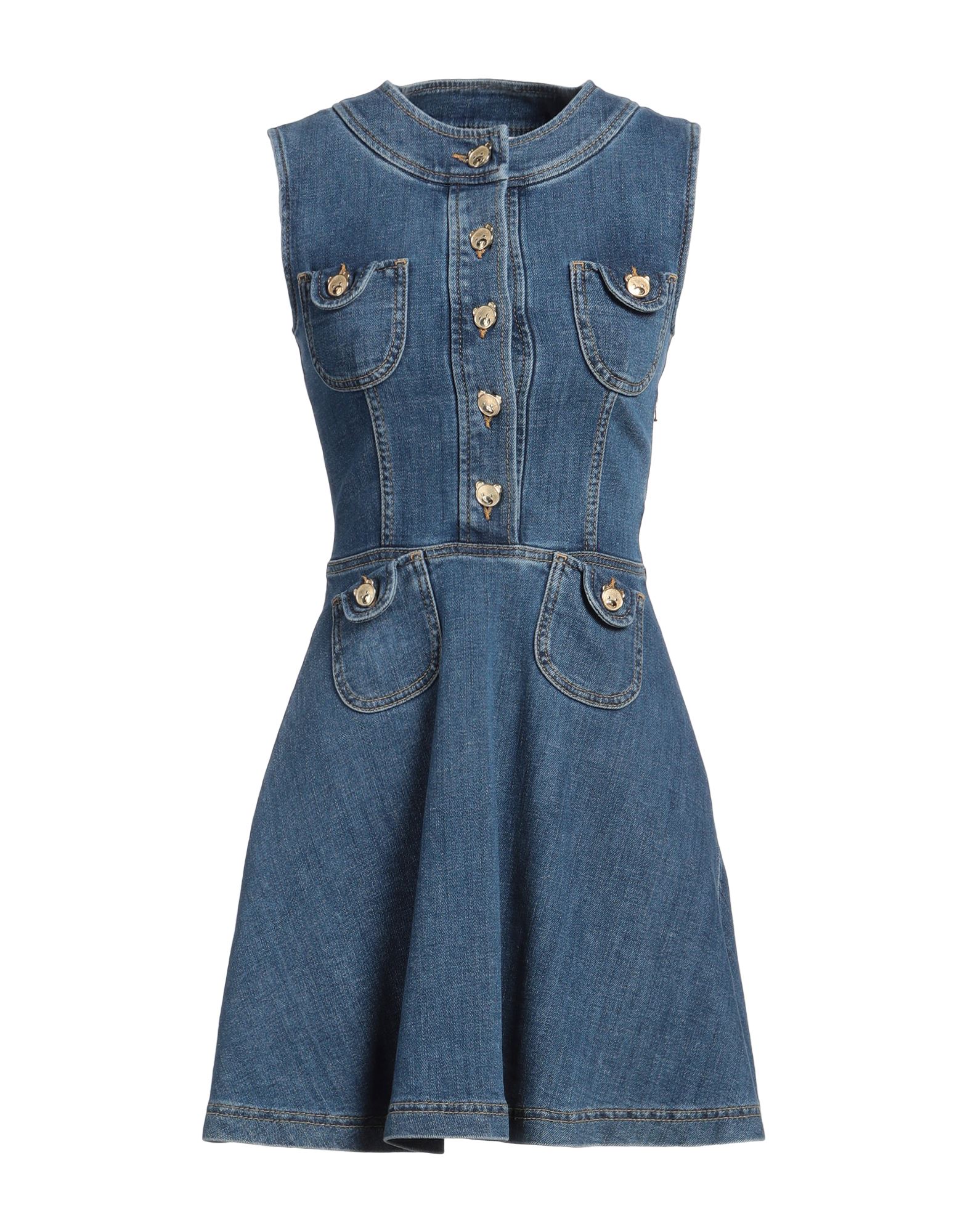 MOSCHINO Mini-kleid Damen Blau MOSCHINO Mini-kleid Damen Blau von MOSCHINO