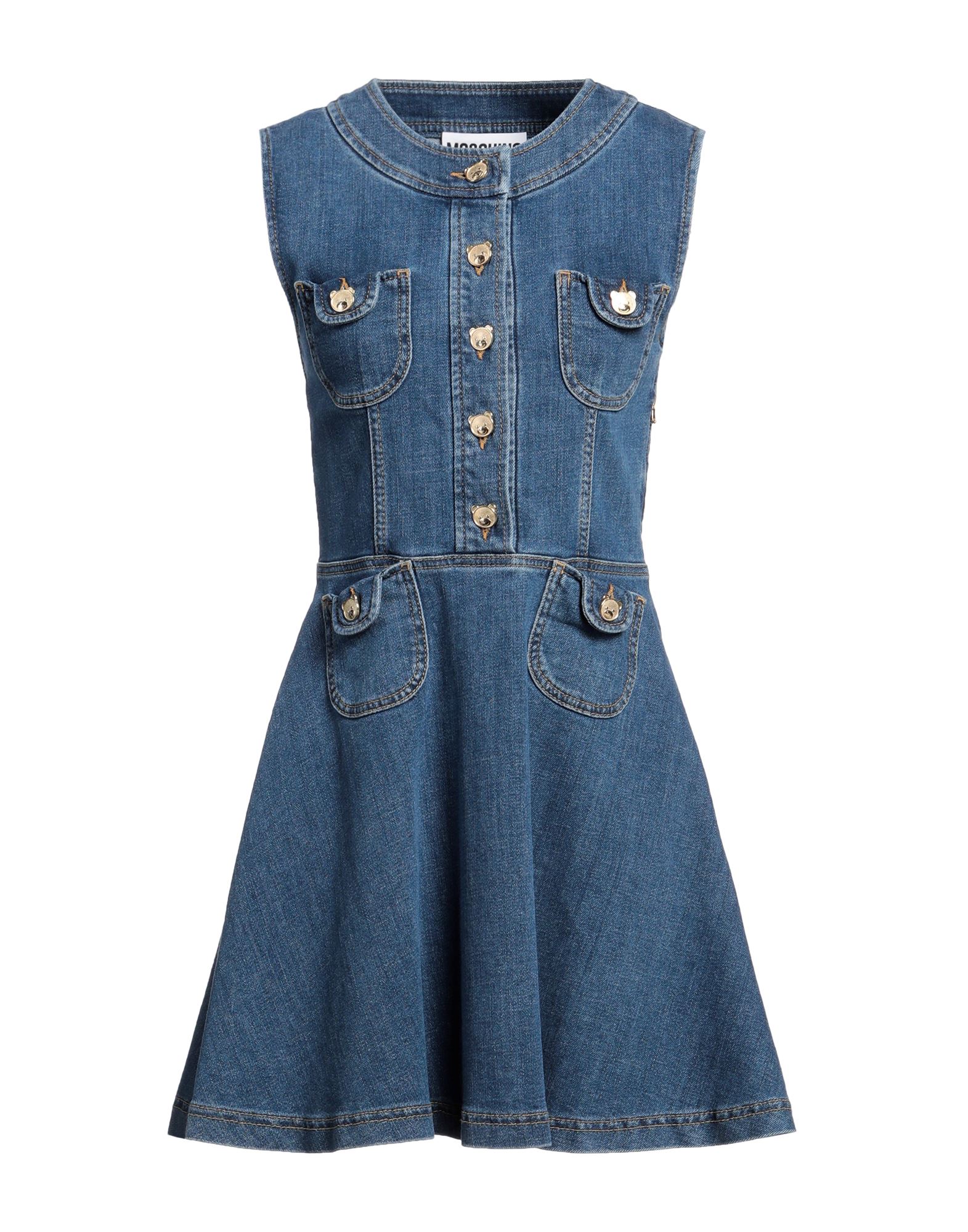 MOSCHINO Mini-kleid Damen Blau MOSCHINO Mini-kleid Damen Blau von MOSCHINO