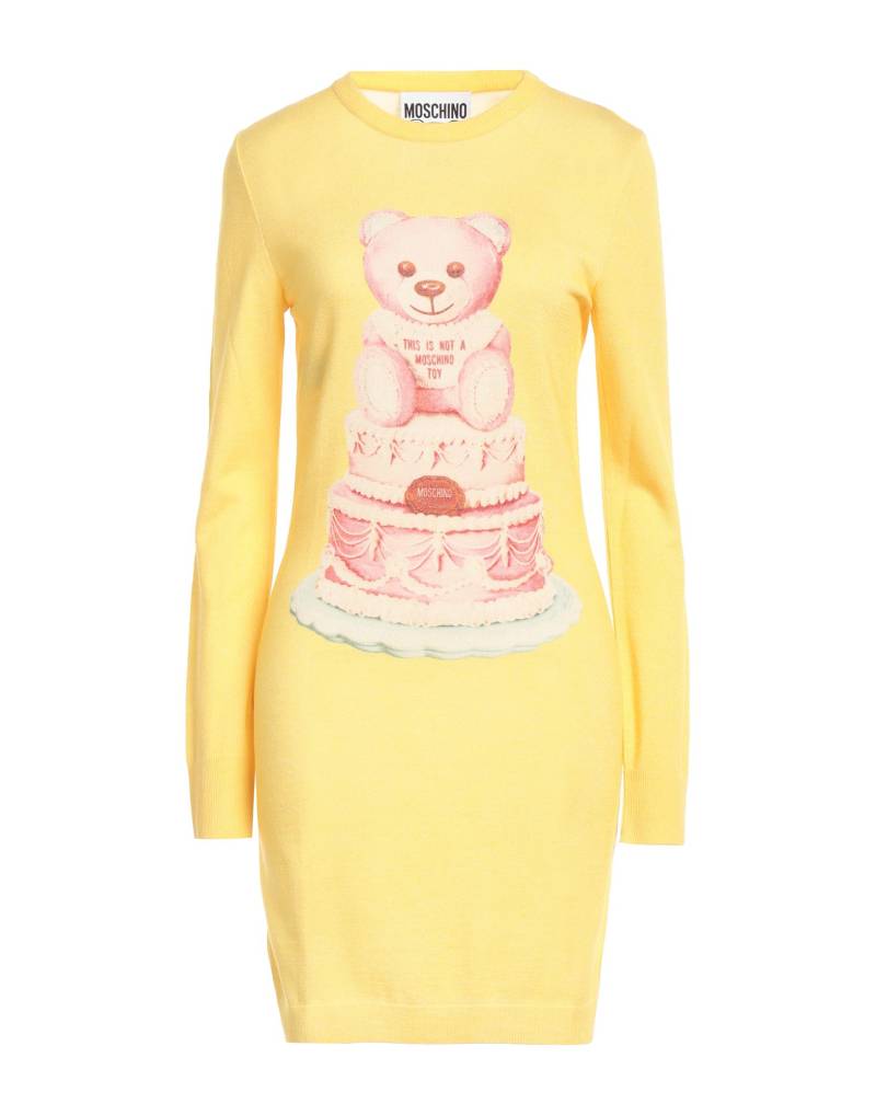 MOSCHINO Mini-kleid Damen Gelb von MOSCHINO
