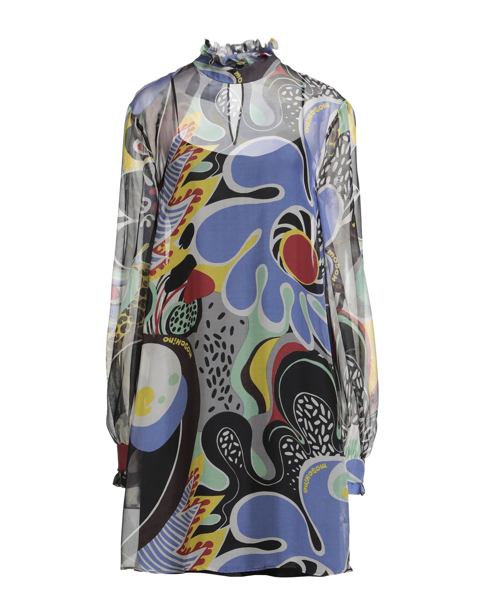 MOSCHINO Mini-kleid Damen Taubenblau MOSCHINO Mini-kleid Damen Taubenblau von MOSCHINO