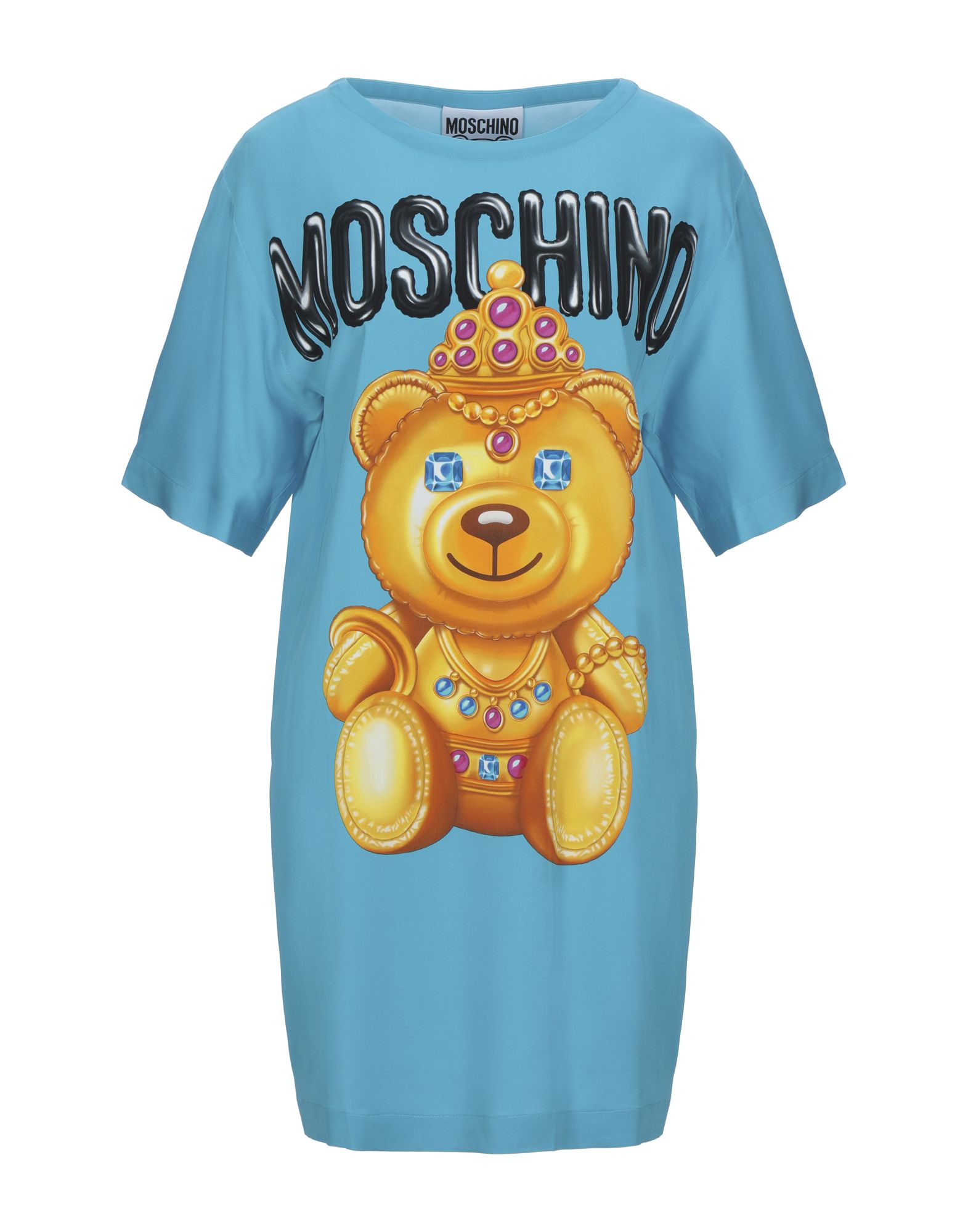 MOSCHINO Mini-kleid Damen Tūrkis MOSCHINO Mini-kleid Damen Tūrkis von MOSCHINO