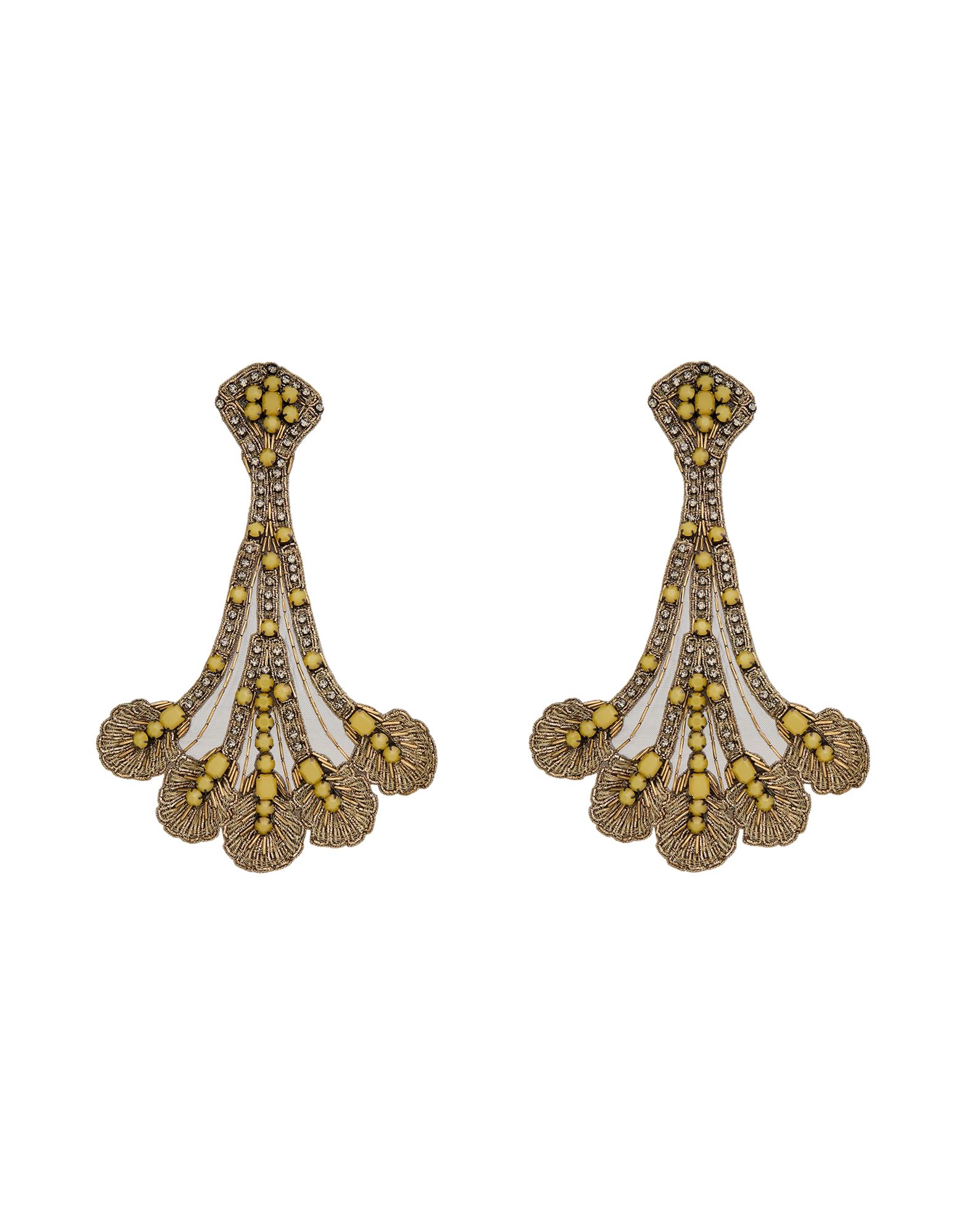 MOSCHINO Ohrring Damen Gelb von MOSCHINO