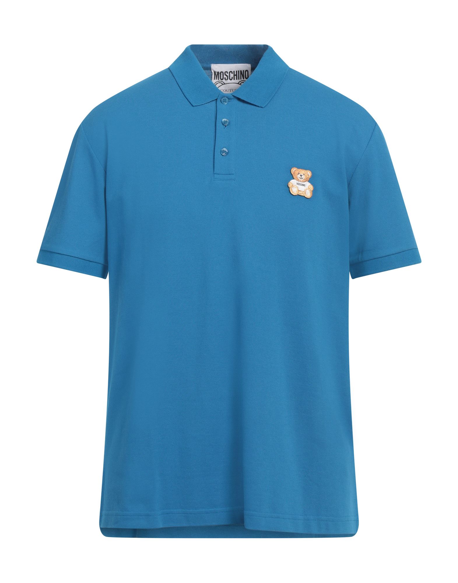 MOSCHINO Poloshirt Herren Azurblau MOSCHINO Poloshirt Herren Azurblau von MOSCHINO