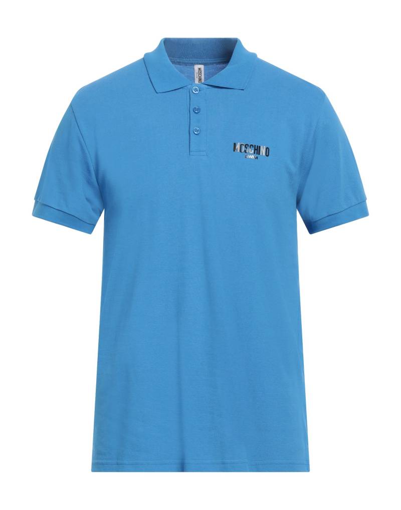 MOSCHINO Poloshirt Herren Azurblau von MOSCHINO