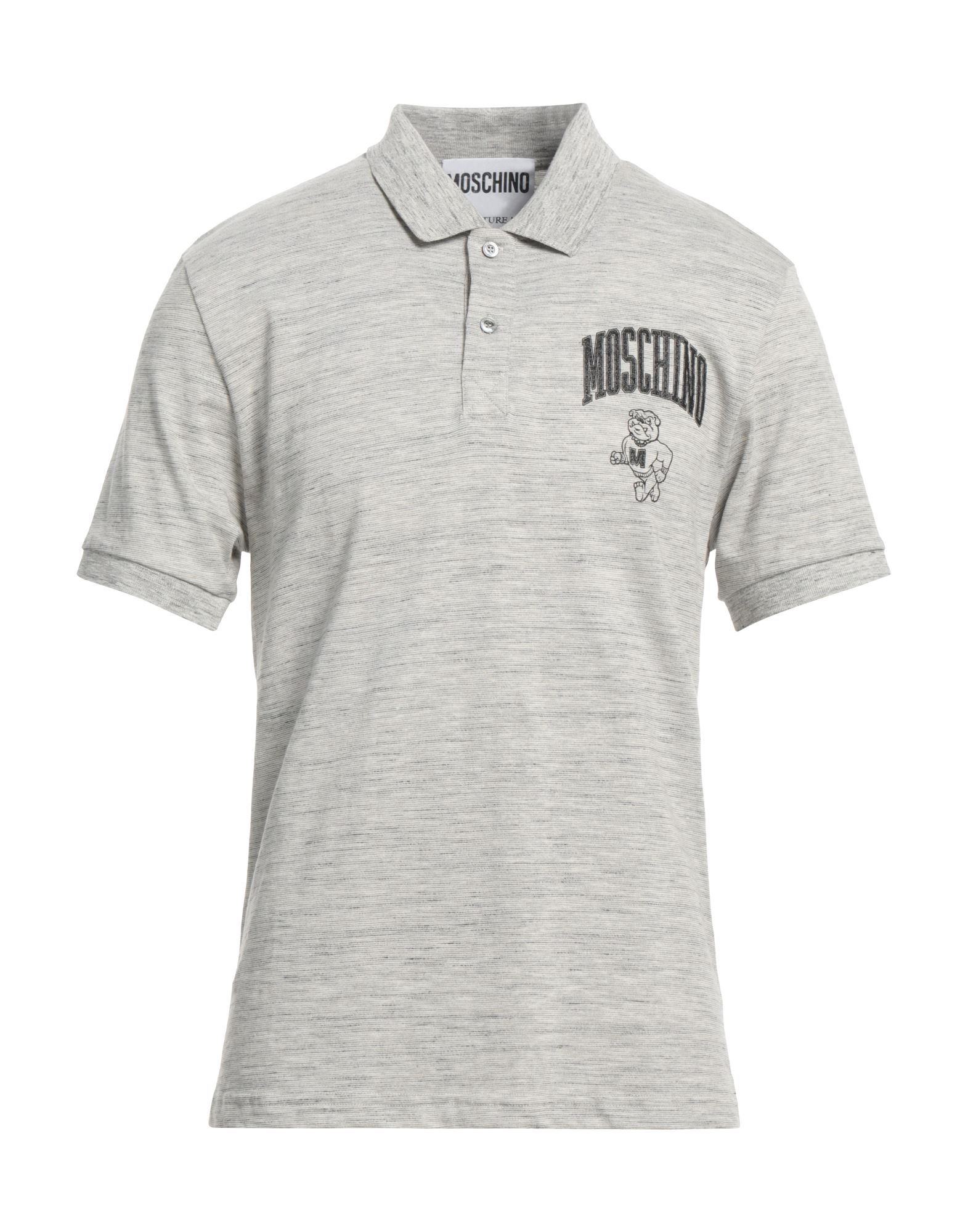 MOSCHINO Poloshirt Herren Hellgrau von MOSCHINO