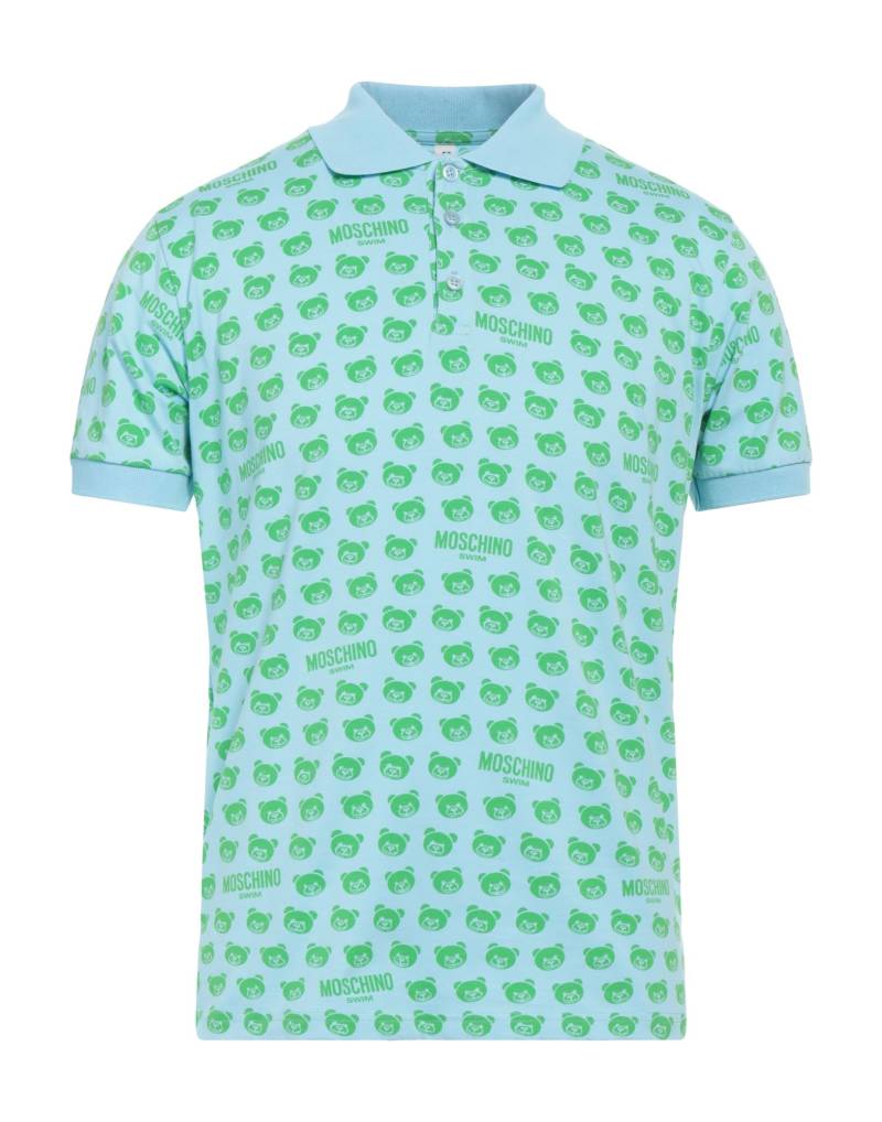 MOSCHINO Poloshirt Herren Himmelblau von MOSCHINO